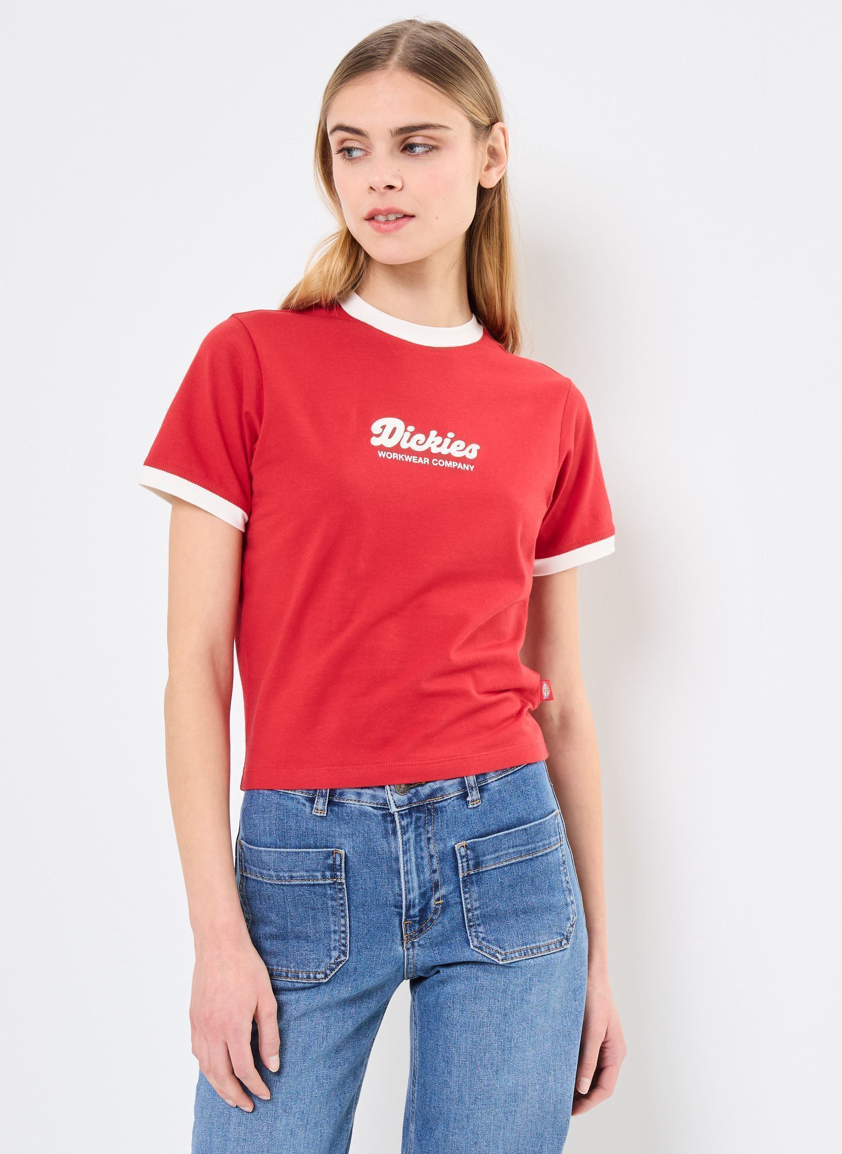 Vêtements Dickies LEWISTOWN RINGER SS TEE W pour Accessoires