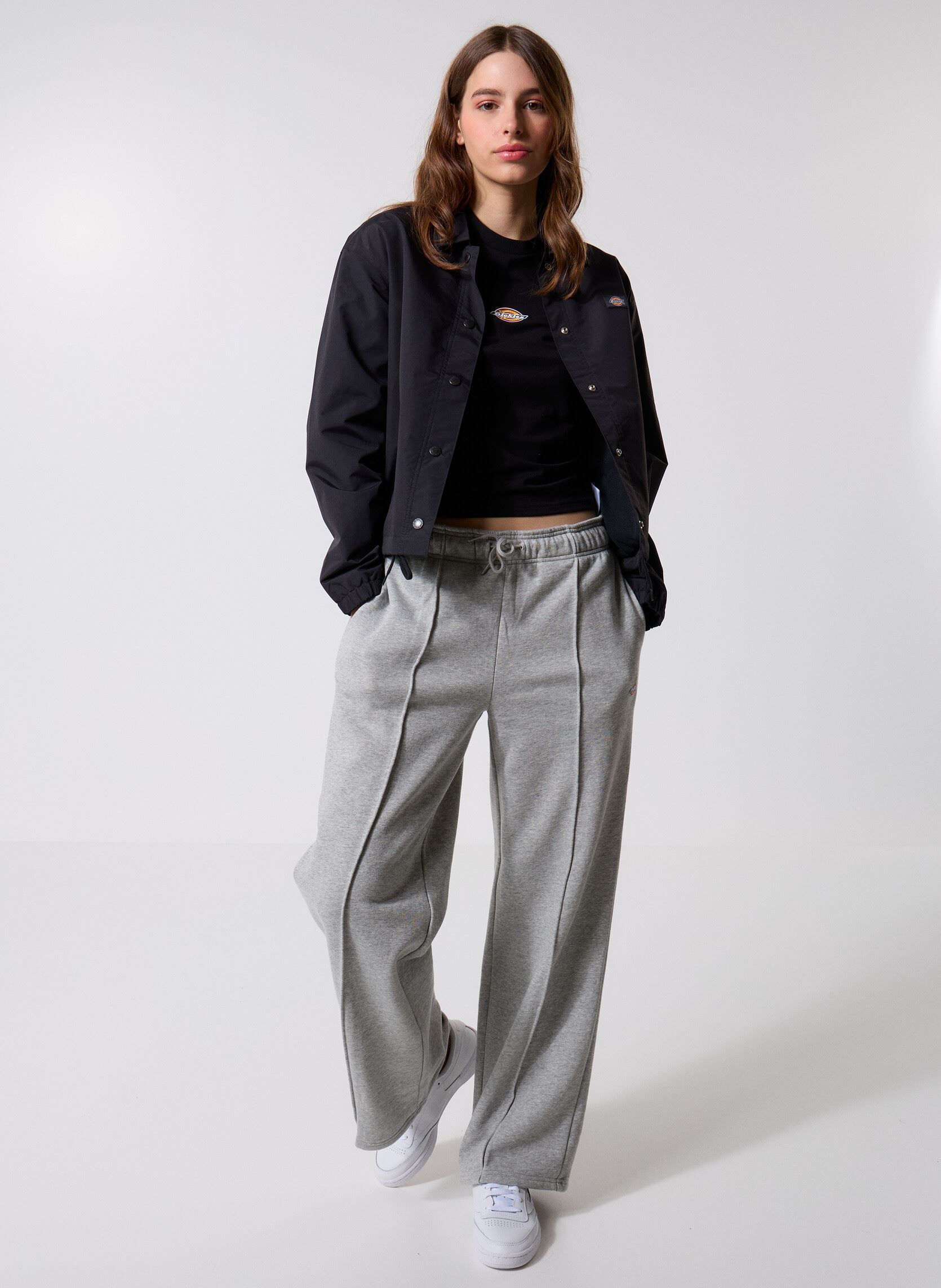 Vestes en jean OAKPORT CROPPED COACH JACKET W femme noir Dickies Vestes en jean OAKPORT CROPPED COACH JACKET W femme noir BLACK