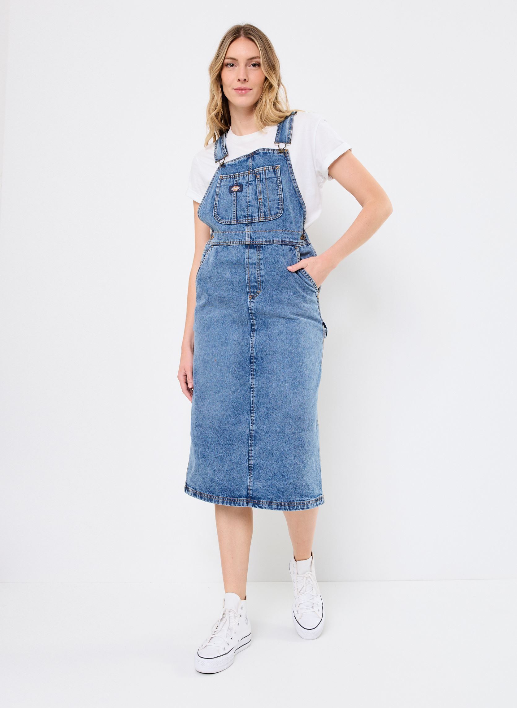 Vêtements Dickies DICKIES BIB LONG OVERALL DRESS W pour Accessoires