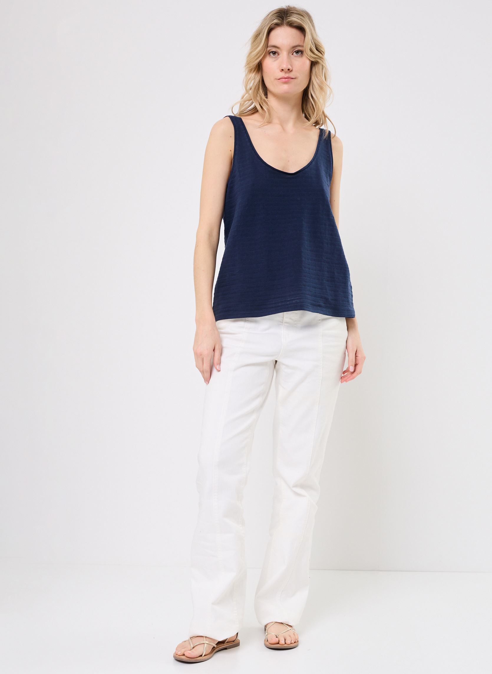 Débardeurs DEBORA femme bleu Georgia Rose Débardeurs DEBORA femme bleu DRESS BLUES