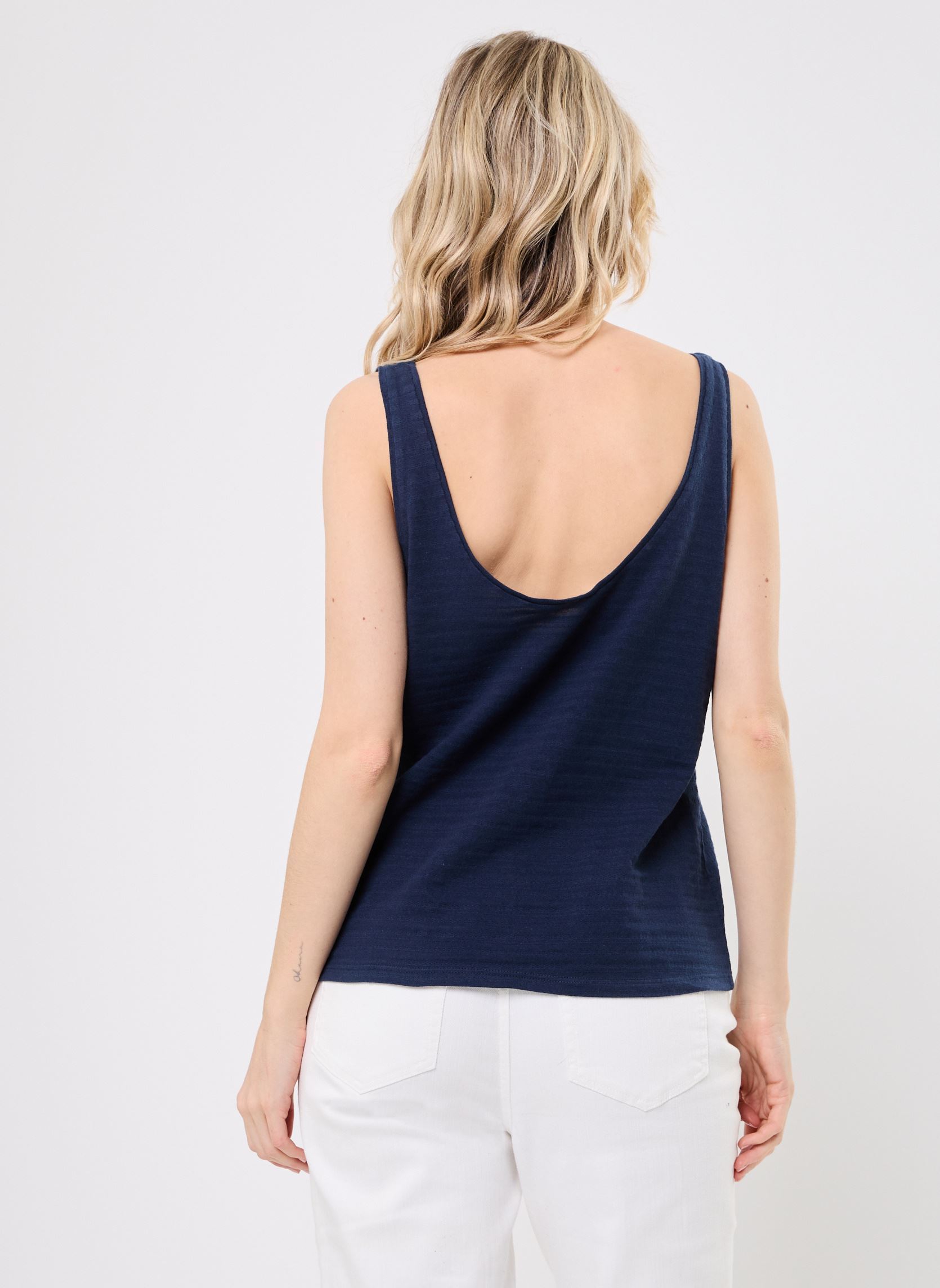 Débardeurs DEBORA femme bleu Georgia Rose Débardeurs DEBORA femme bleu DRESS BLUES