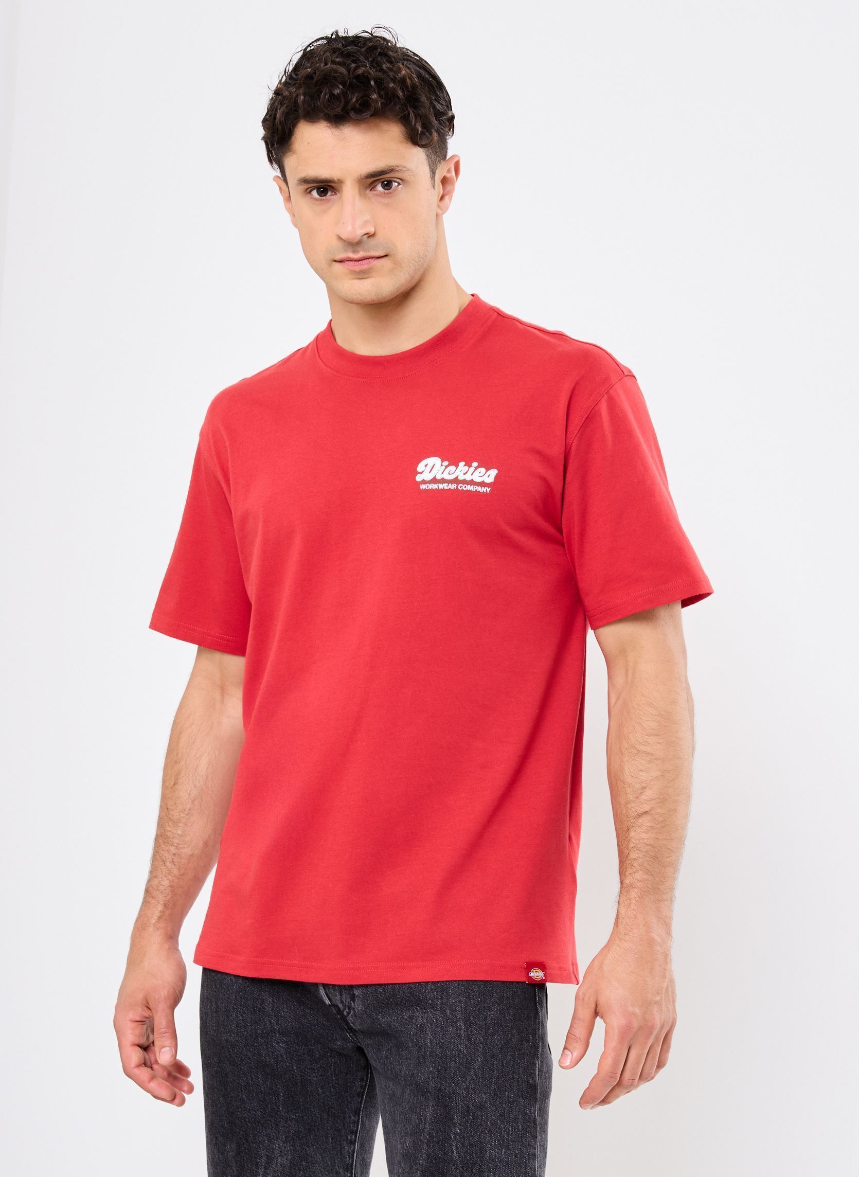 Tee-shirts manches courtes LEWISTOWN SS TEE homme rouge Dickies Tee-shirts manches courtes LEWISTOWN SS TEE homme rouge ENGLISH RED