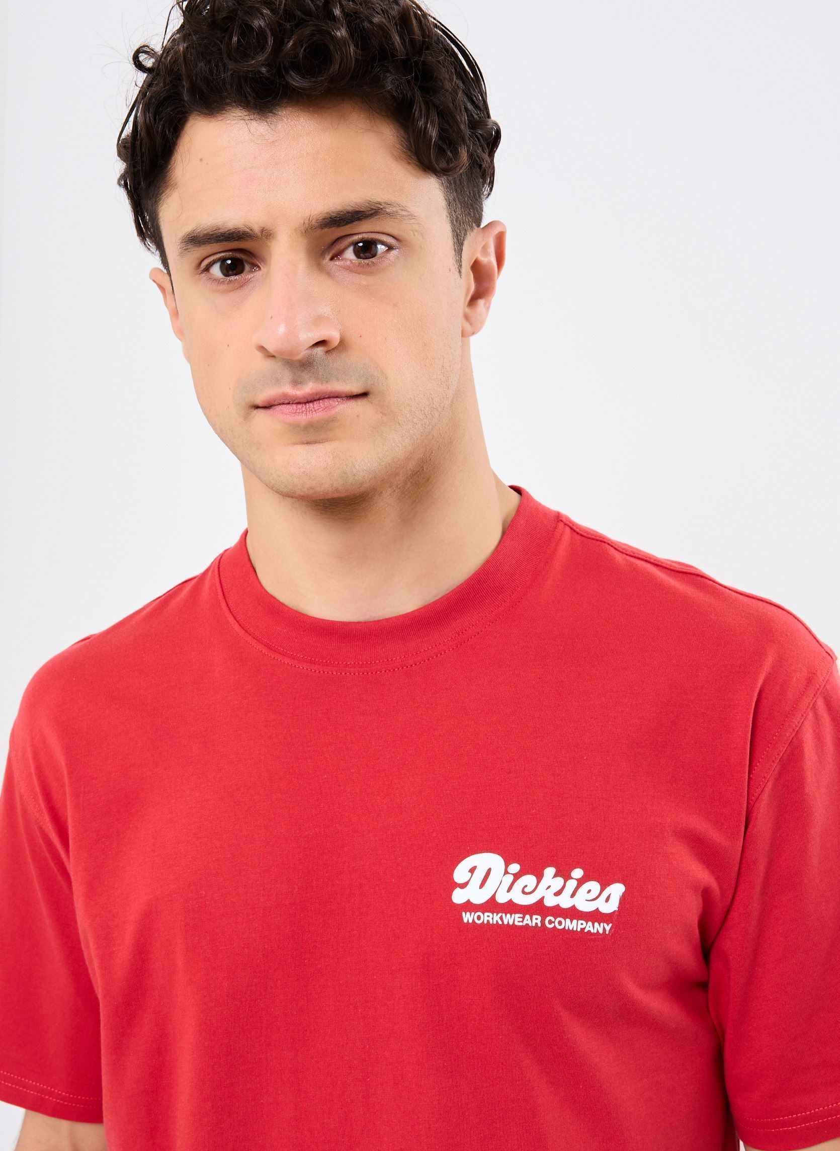 Tee-shirts manches courtes LEWISTOWN SS TEE homme rouge Dickies Tee-shirts manches courtes LEWISTOWN SS TEE homme rouge ENGLISH RED