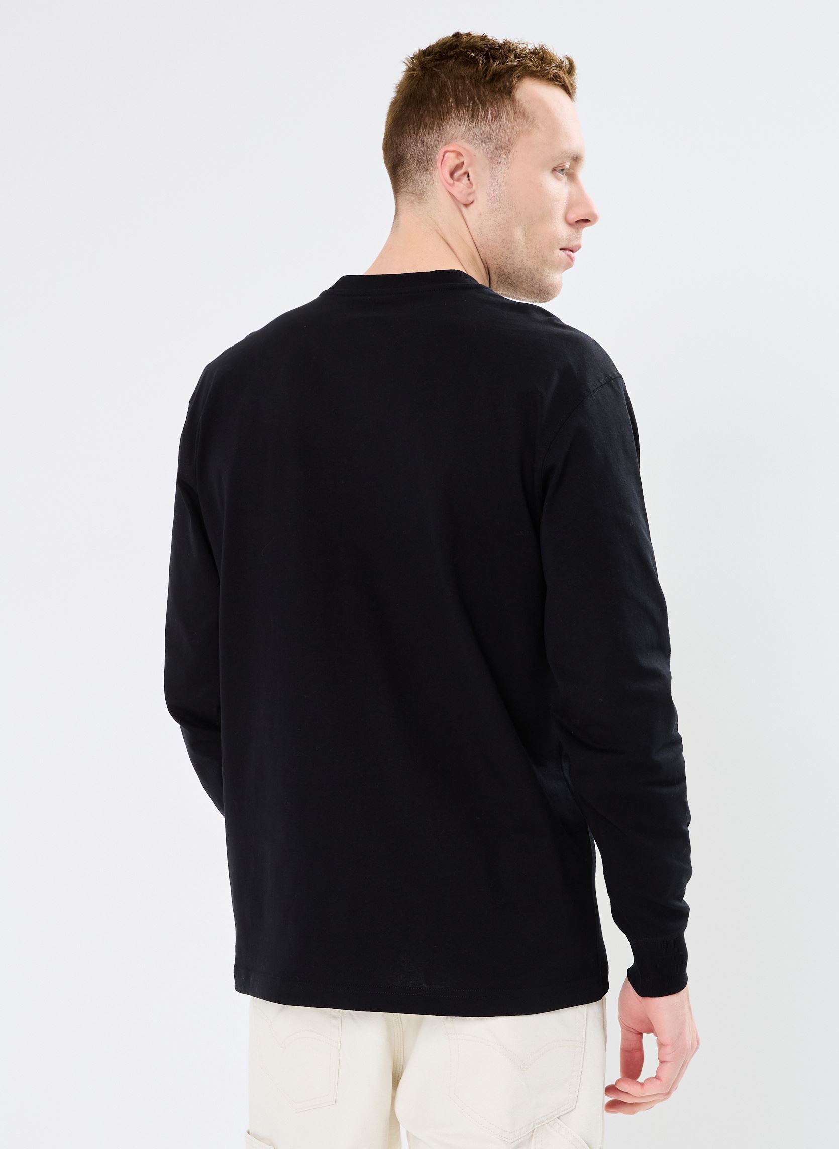 Camisetas de manga larga LURAY POCKET TEE LS hombre negro Dickies Camisetas de manga larga LURAY POCKET TEE LS hombre negro BLACK