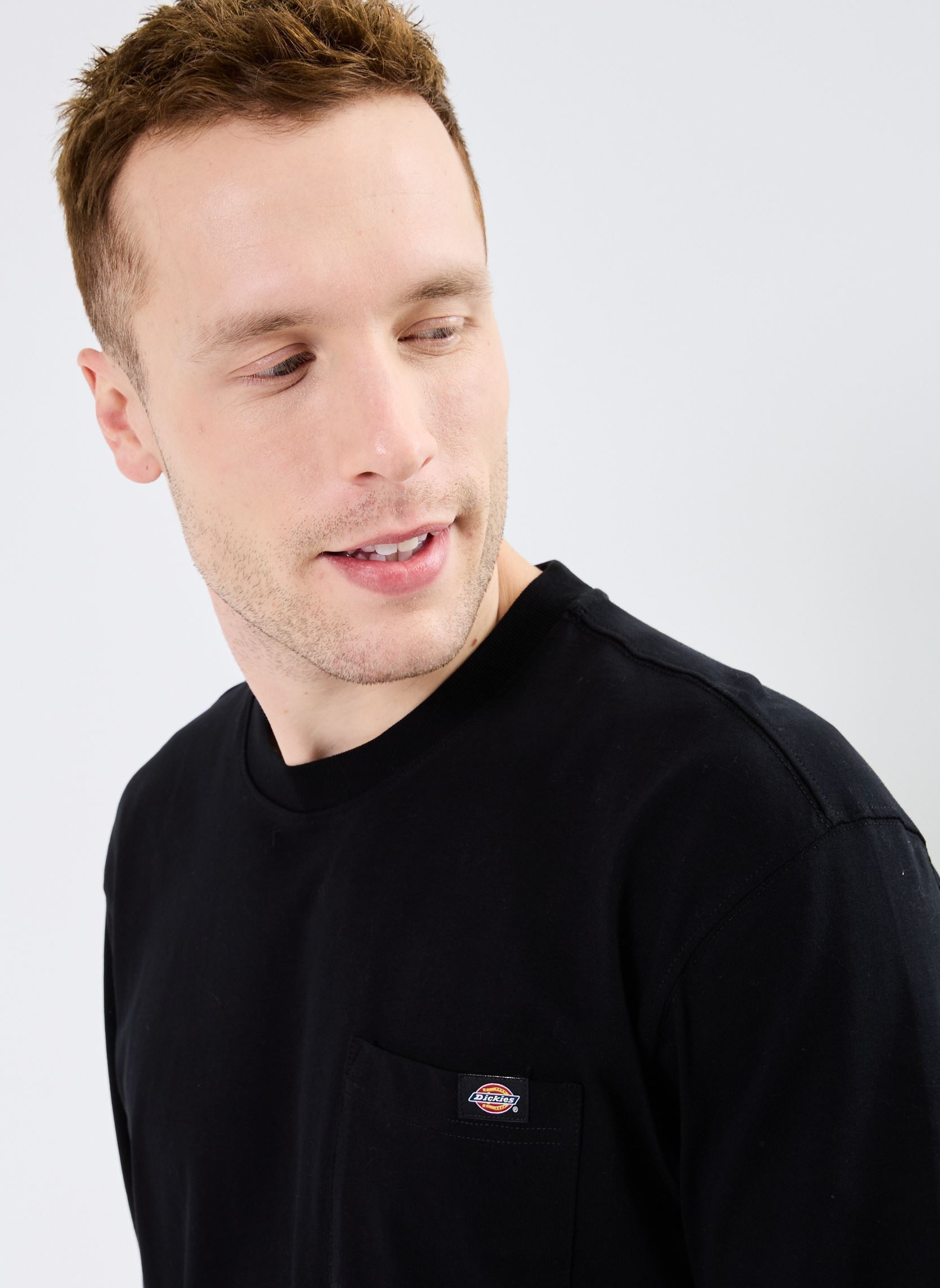 Camisetas de manga larga LURAY POCKET TEE LS hombre negro Dickies Camisetas de manga larga LURAY POCKET TEE LS hombre negro BLACK