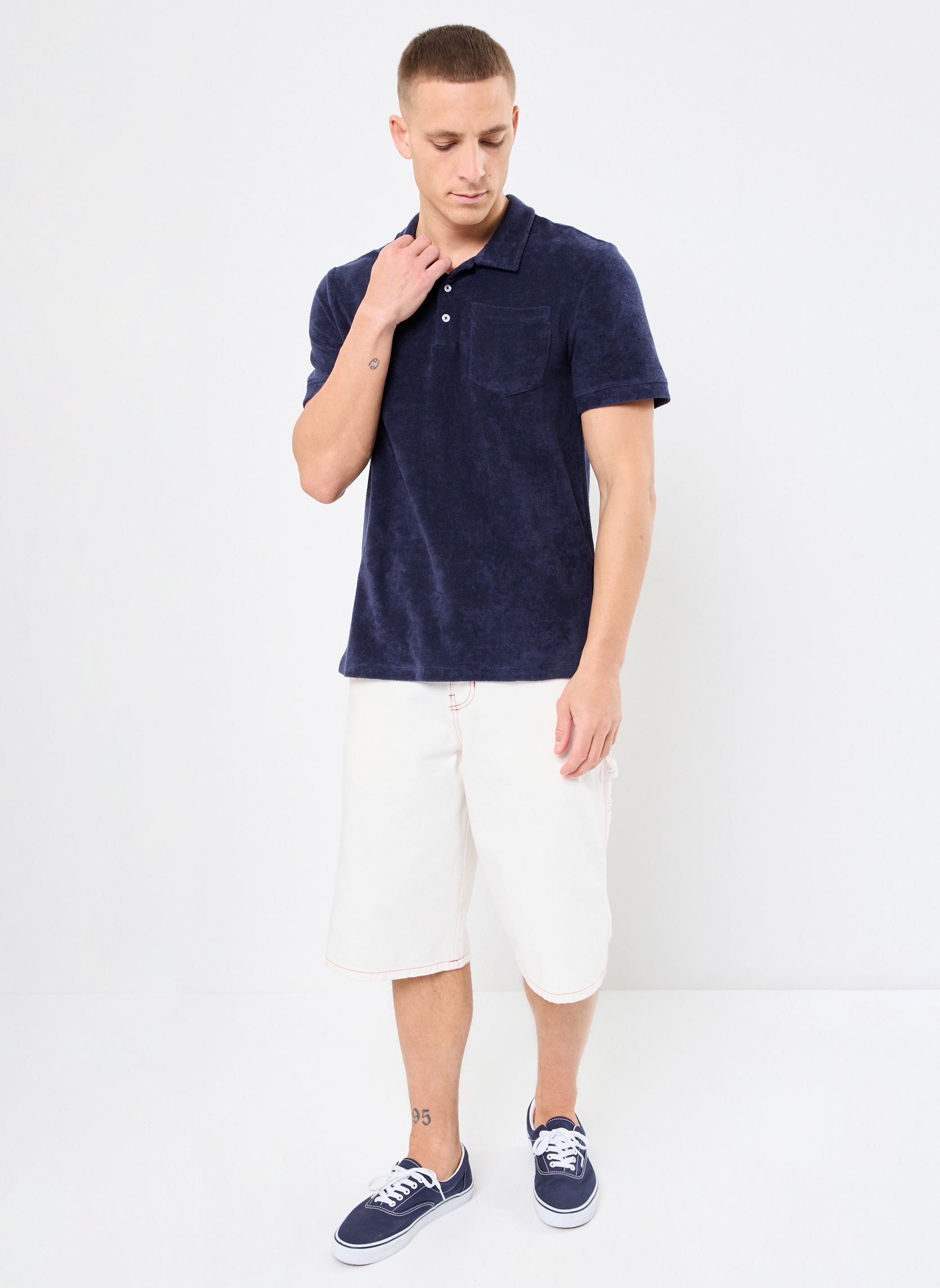 Shorts LOOSE DENIM PAINTER SHORT homme blanc Dickies Shorts LOOSE DENIM PAINTER SHORT homme blanc EGRET