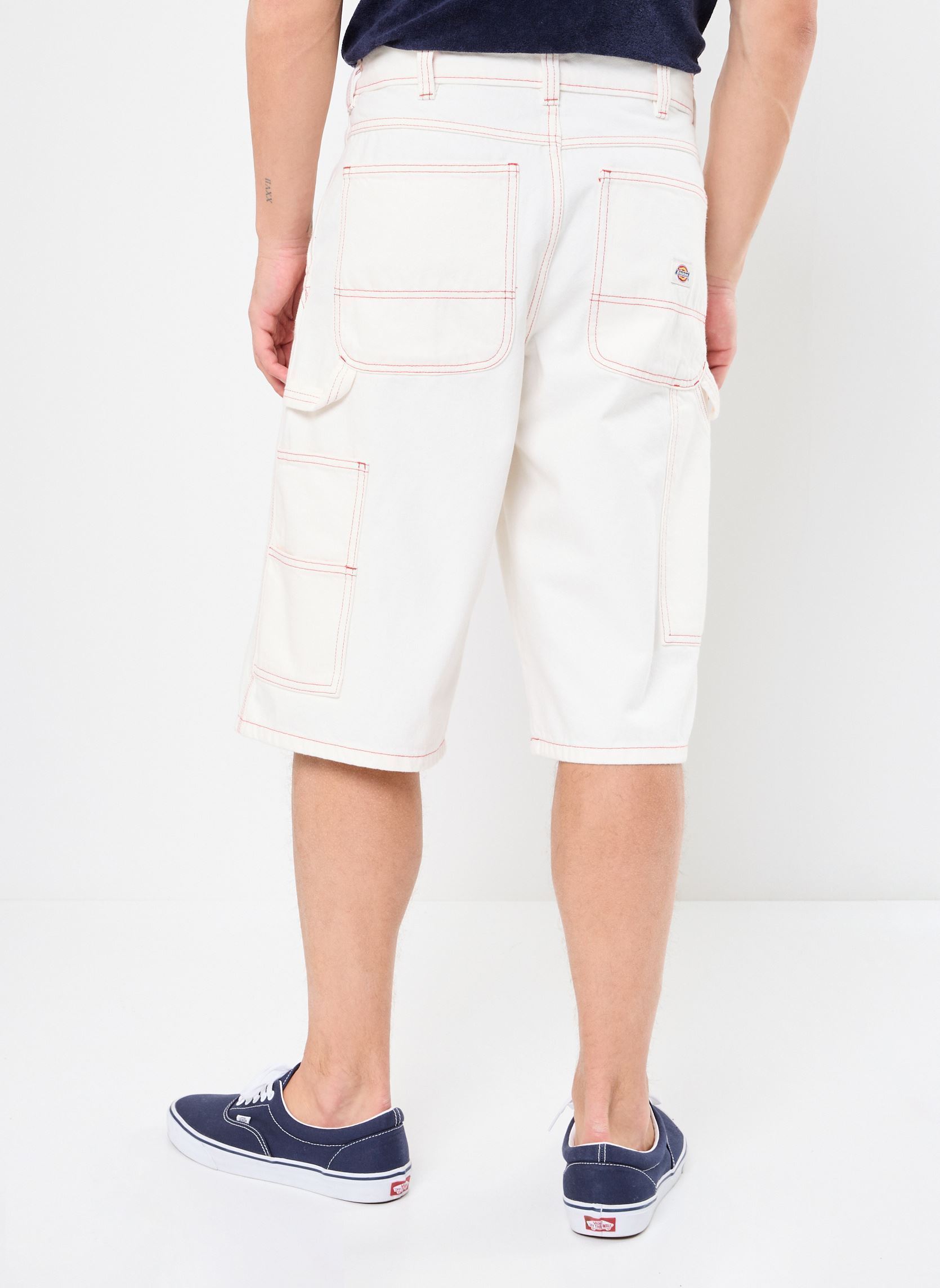 Shorts LOOSE DENIM PAINTER SHORT homme blanc Dickies Shorts LOOSE DENIM PAINTER SHORT homme blanc EGRET