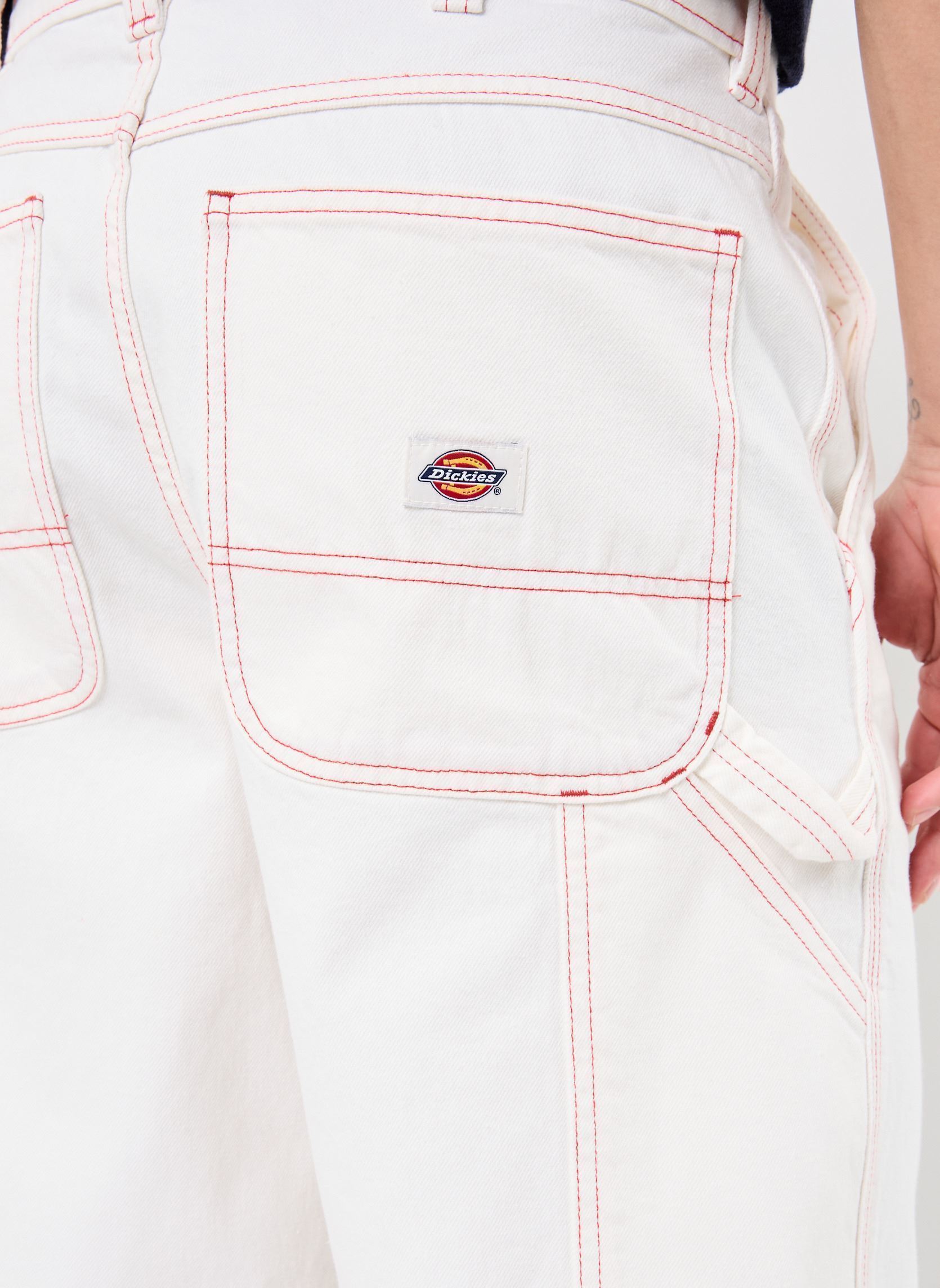 Shorts LOOSE DENIM PAINTER SHORT homme blanc Dickies Shorts LOOSE DENIM PAINTER SHORT homme blanc EGRET