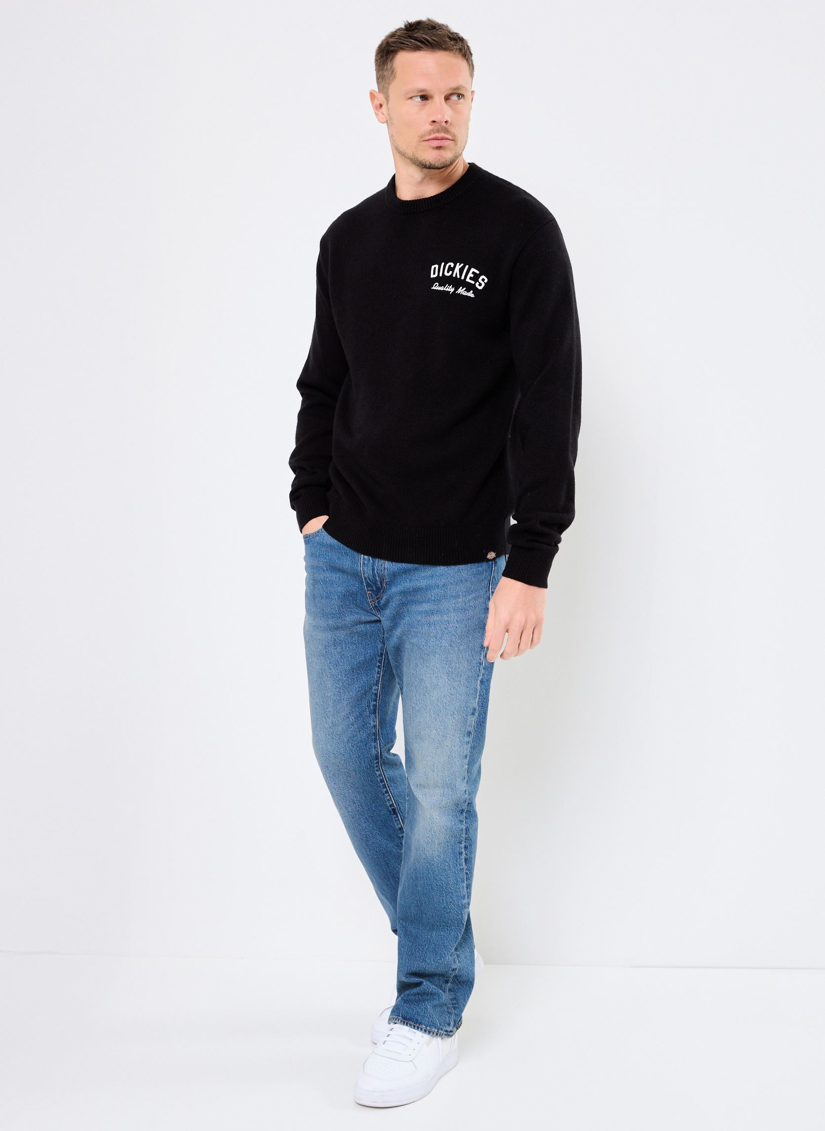 Sweats WW UNIFORM SWEATER homme noir Dickies Sweats WW UNIFORM SWEATER homme noir BLACK