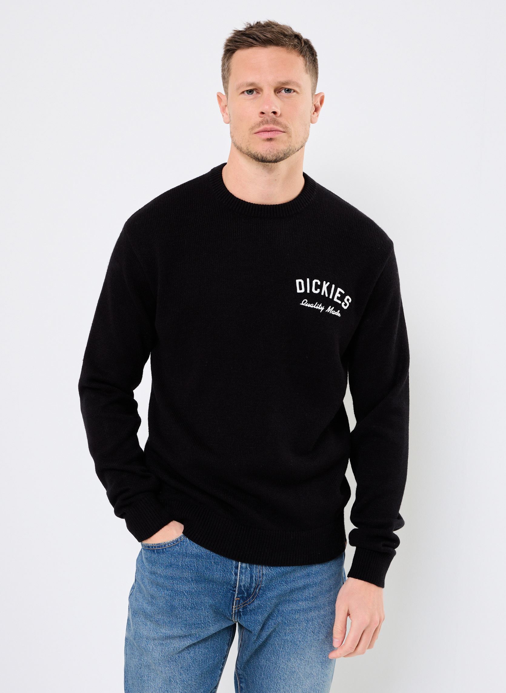 Sweats WW UNIFORM SWEATER homme noir Dickies Sweats WW UNIFORM SWEATER homme noir BLACK
