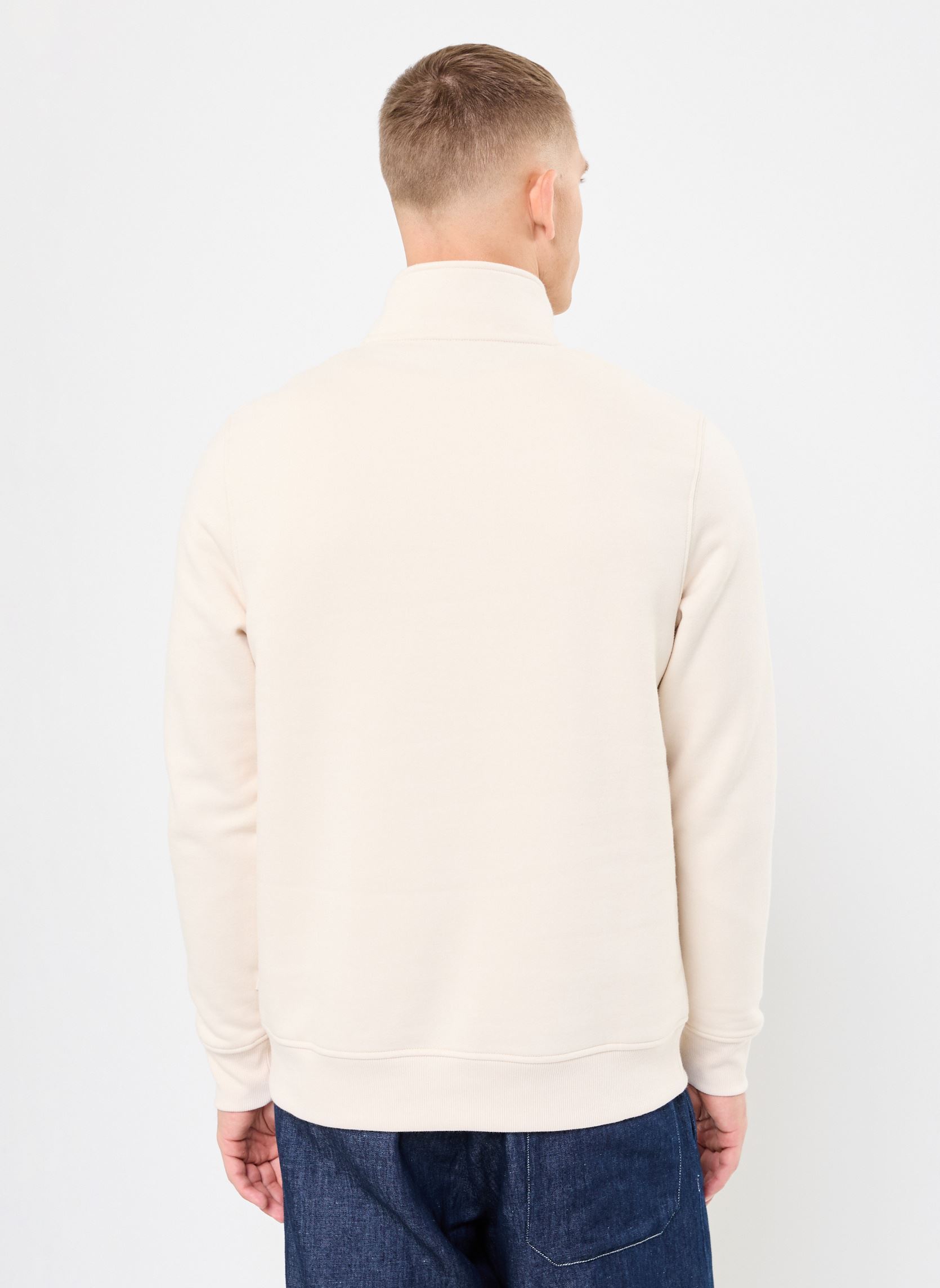 Sudaderas con cremallera OAKPORT QUARTER ZIP hombre blanco Dickies Sudaderas con cremallera OAKPORT QUARTER ZIP hombre blanco WHITECAP GRAY