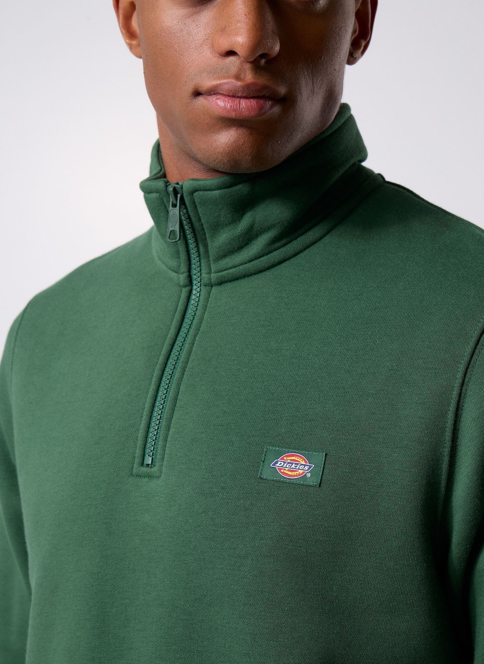 Sweats zippés OAKPORT QUARTER ZIP homme vert Dickies Sweats zippés OAKPORT QUARTER ZIP homme vert PINE NEEDLE GREEN