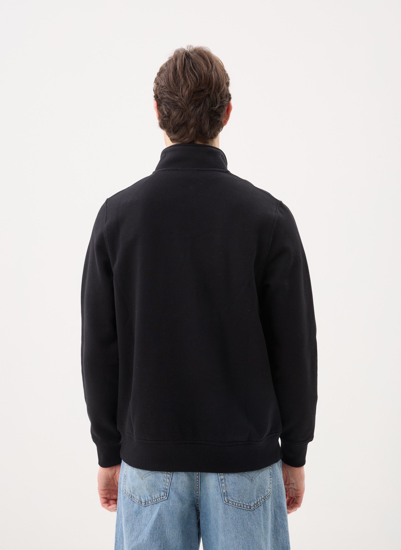 Sweaters met rits OAKPORT QUARTER ZIP heren zwart Dickies Sweaters met rits OAKPORT QUARTER ZIP heren zwart BLACK