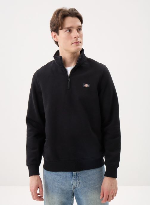 Dickies Sweats zippés OAKPORT QUARTER ZIP homme noir