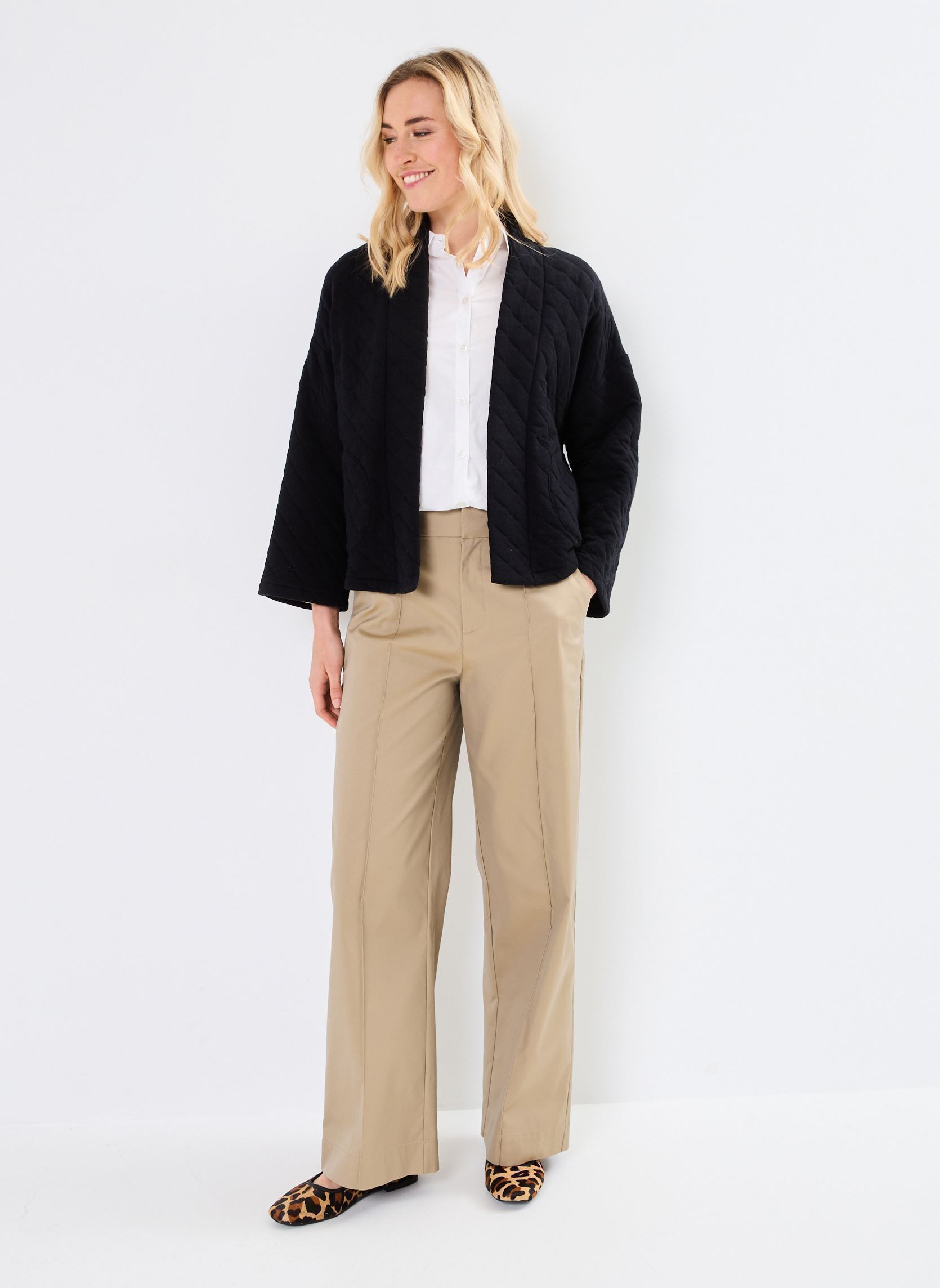 Giacche VESTE-KIMONO donna nero Georgia Rose Giacche VESTE-KIMONO donna nero JET BLACK