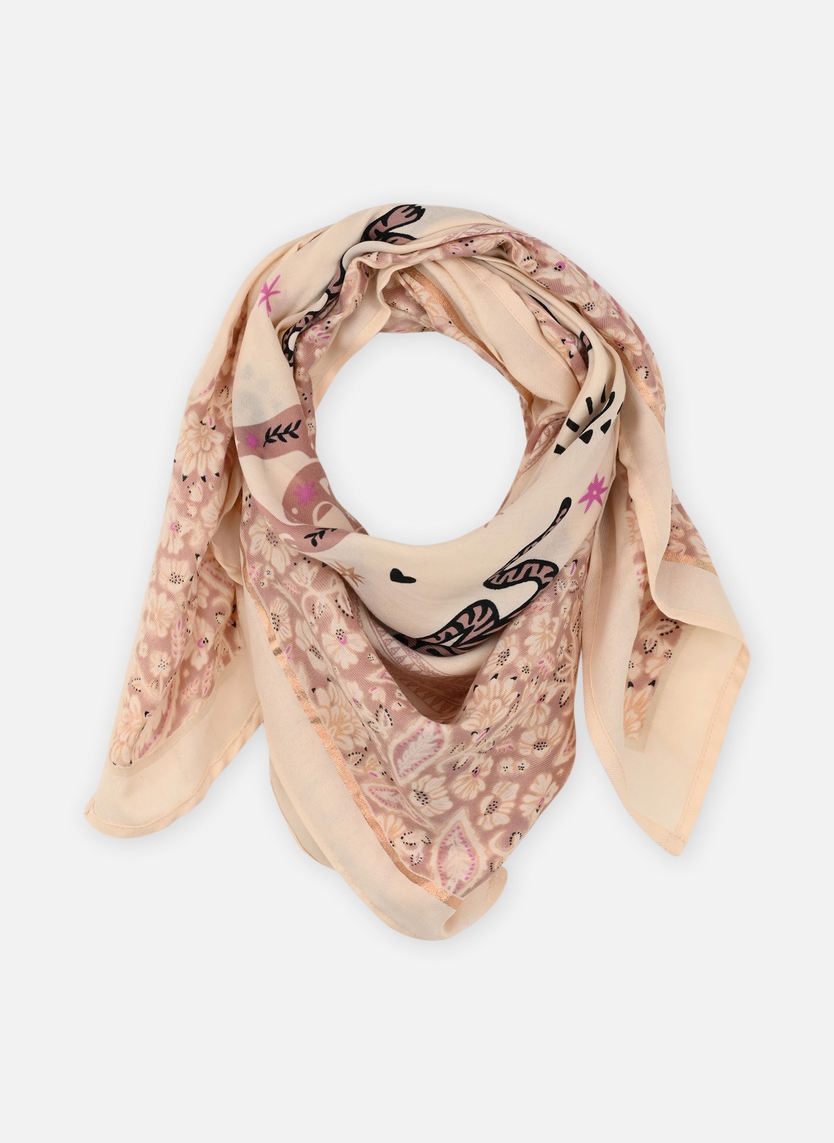 Foulards X190072 fille beige IKKS JUNIOR Foulards X190072 fille beige 60-BEIGE CLAIR