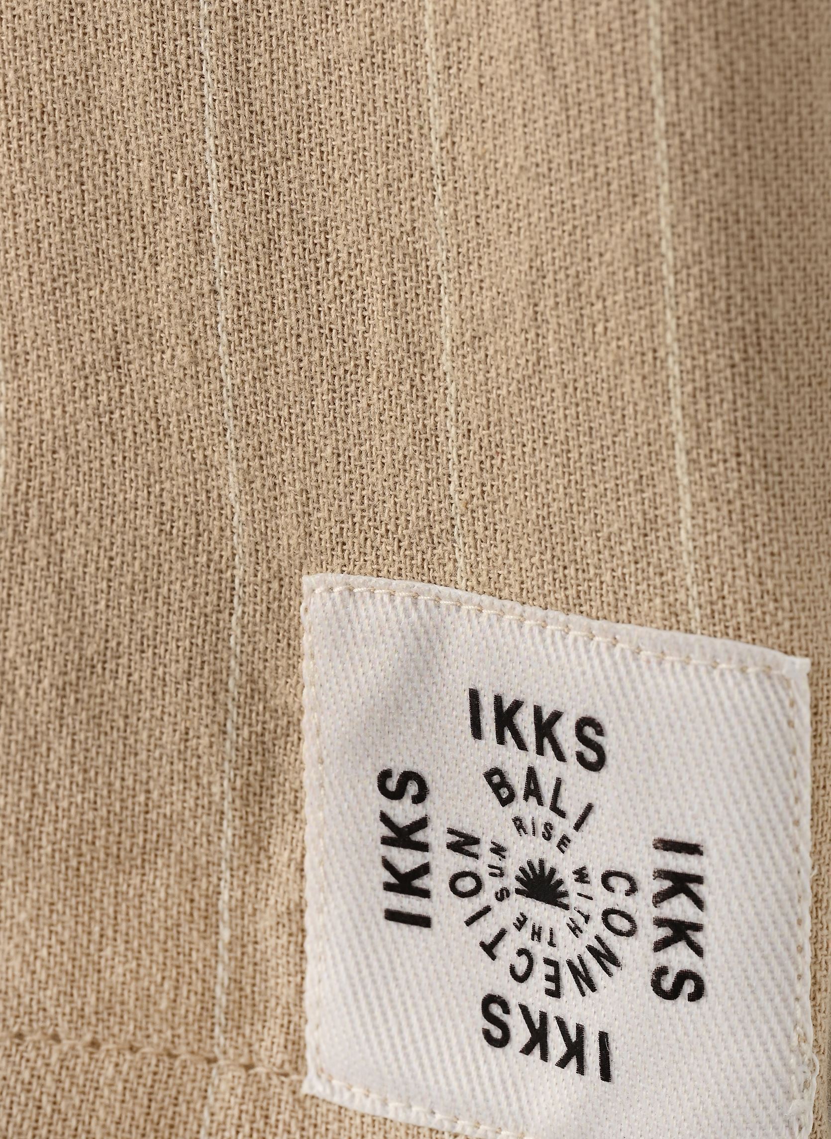 Korte mouw overhemden X112143 jongens beige IKKS JUNIOR Korte mouw overhemden X112143 jongens beige 61-SABLE