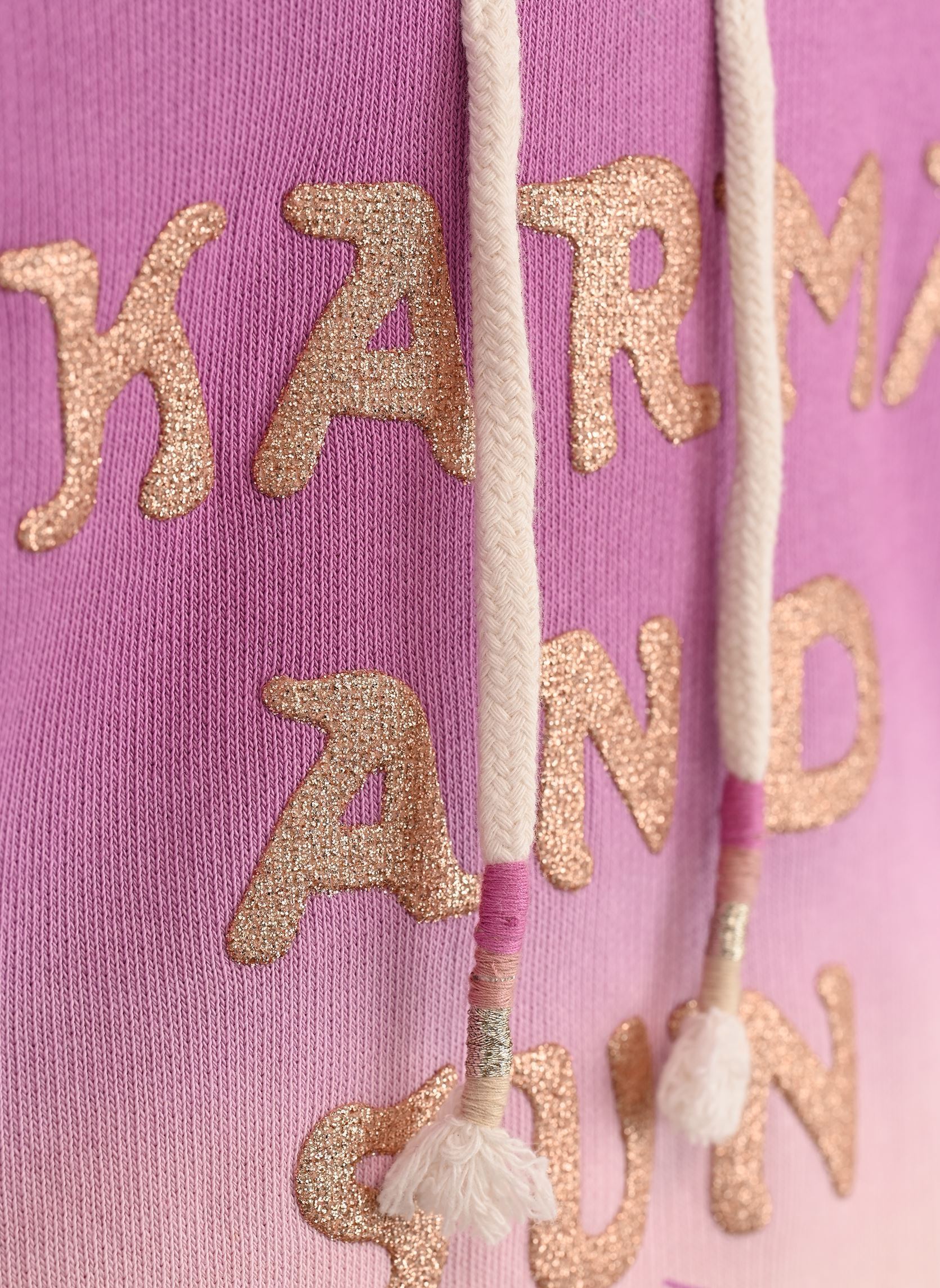 Hoodies X115032 meisjes paars IKKS JUNIOR Hoodies X115032 meisjes paars 82-VIOLET CLAIR
