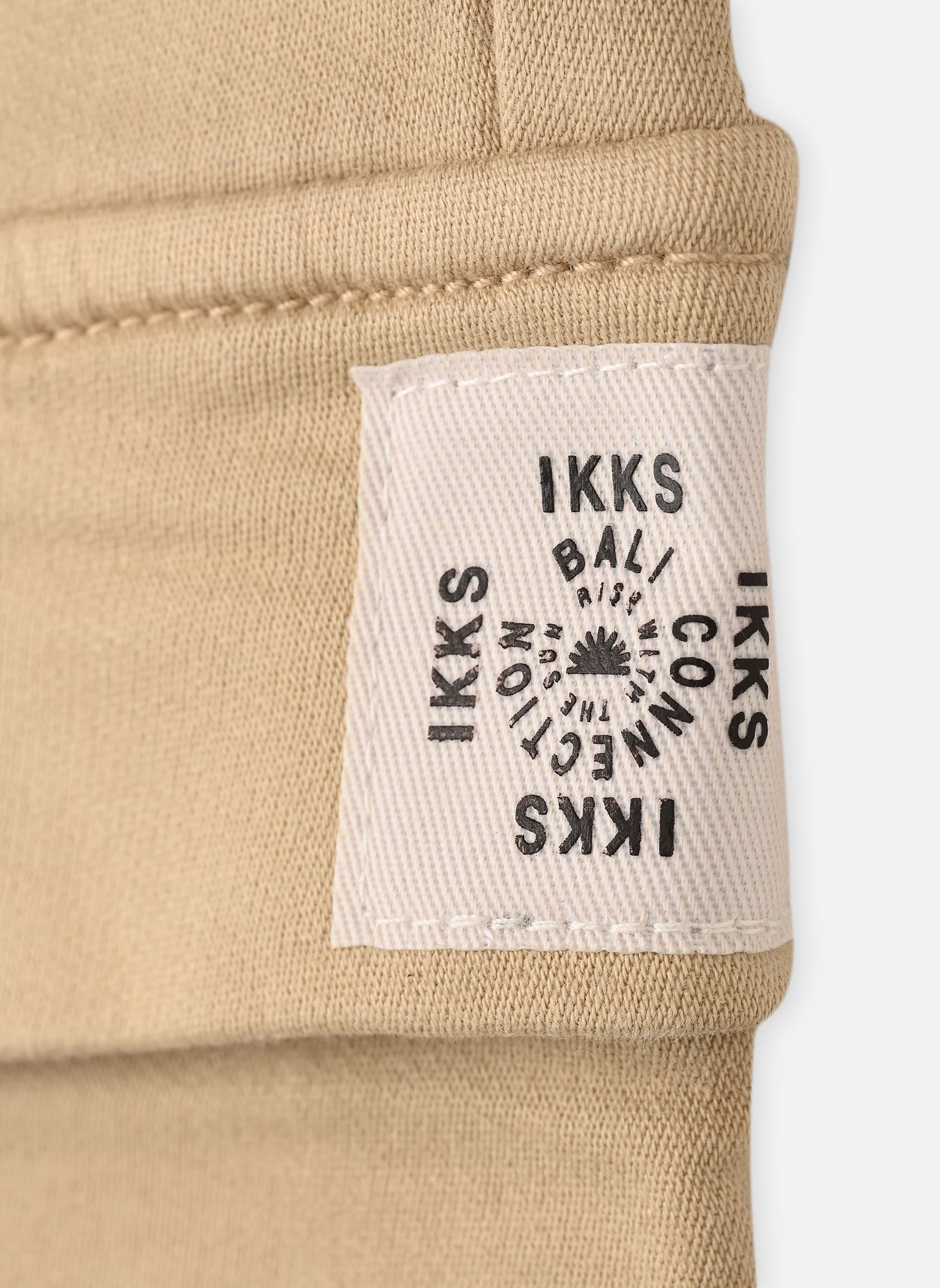 Pantalons X129043 garçon beige IKKS JUNIOR Pantalons X129043 garçon beige 61-SABLE
