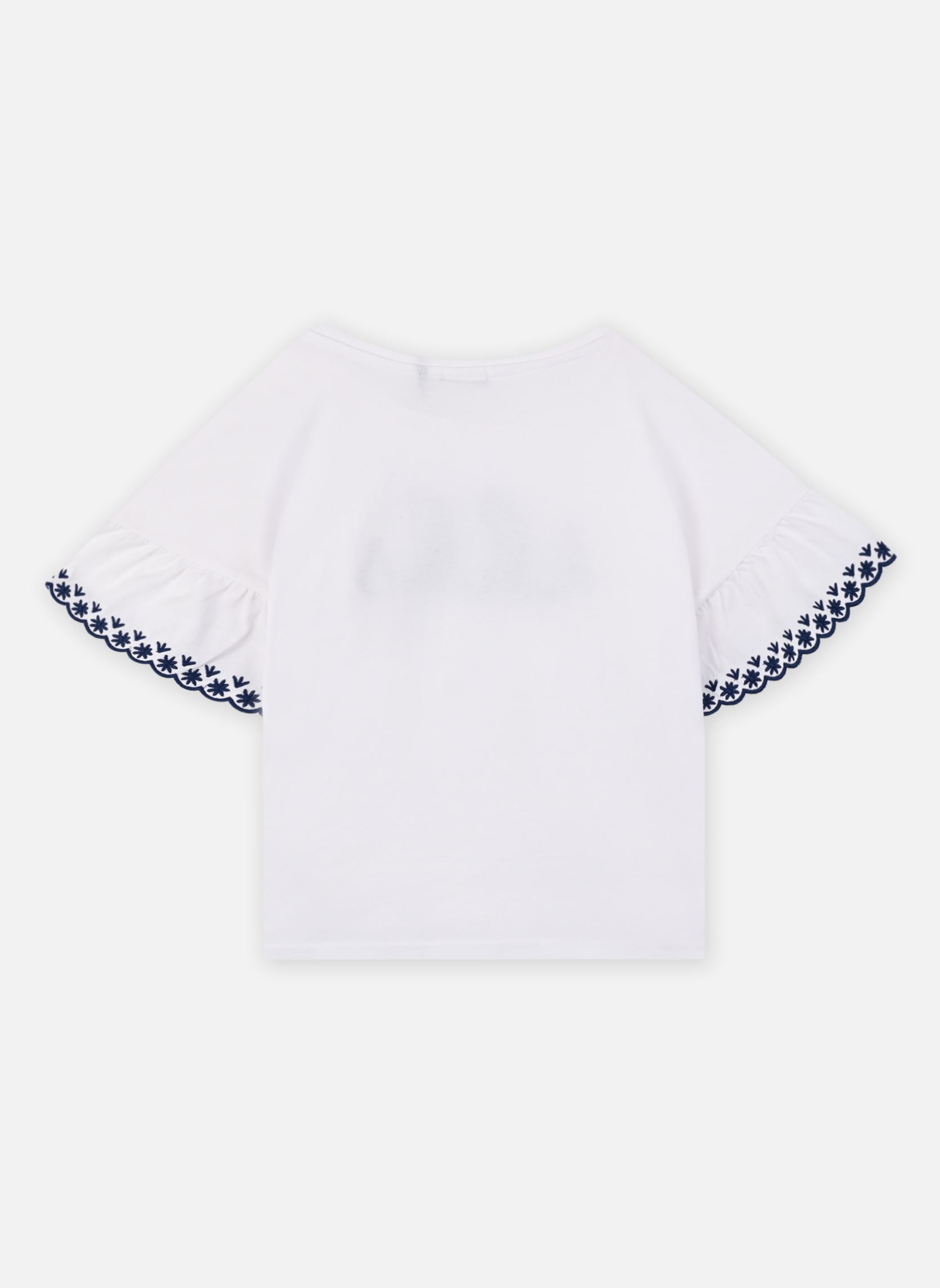 Tee-shirts manches courtes X110242 fille blanc IKKS JUNIOR Tee-shirts manches courtes X110242 fille blanc 10-BLANC CASSÉ