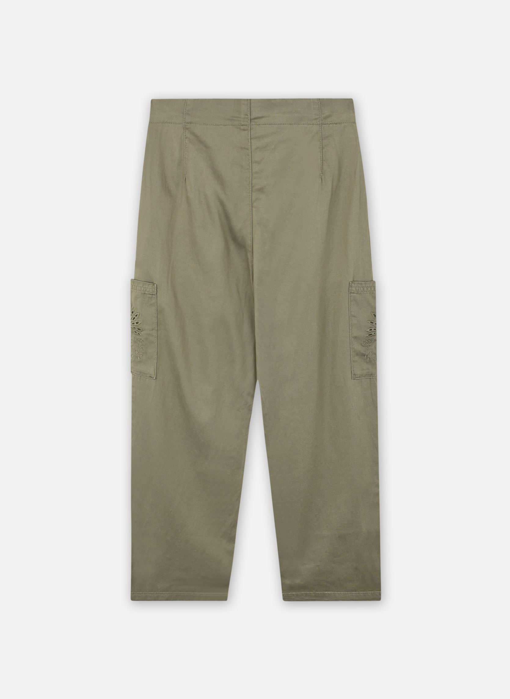 Pantalons X122042 fille vert IKKS JUNIOR Pantalons X122042 fille vert 55-KAKI CLAIR