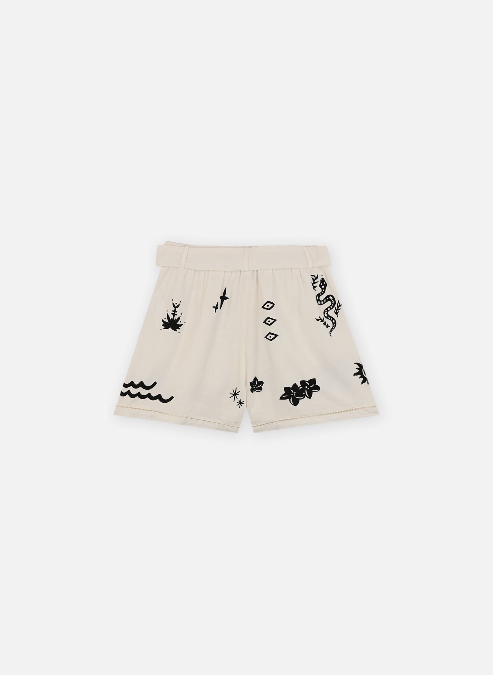 Shorts X126042 mädchen weiß IKKS JUNIOR Shorts X126042 mädchen weiß 10-BLANC CASSÉ
