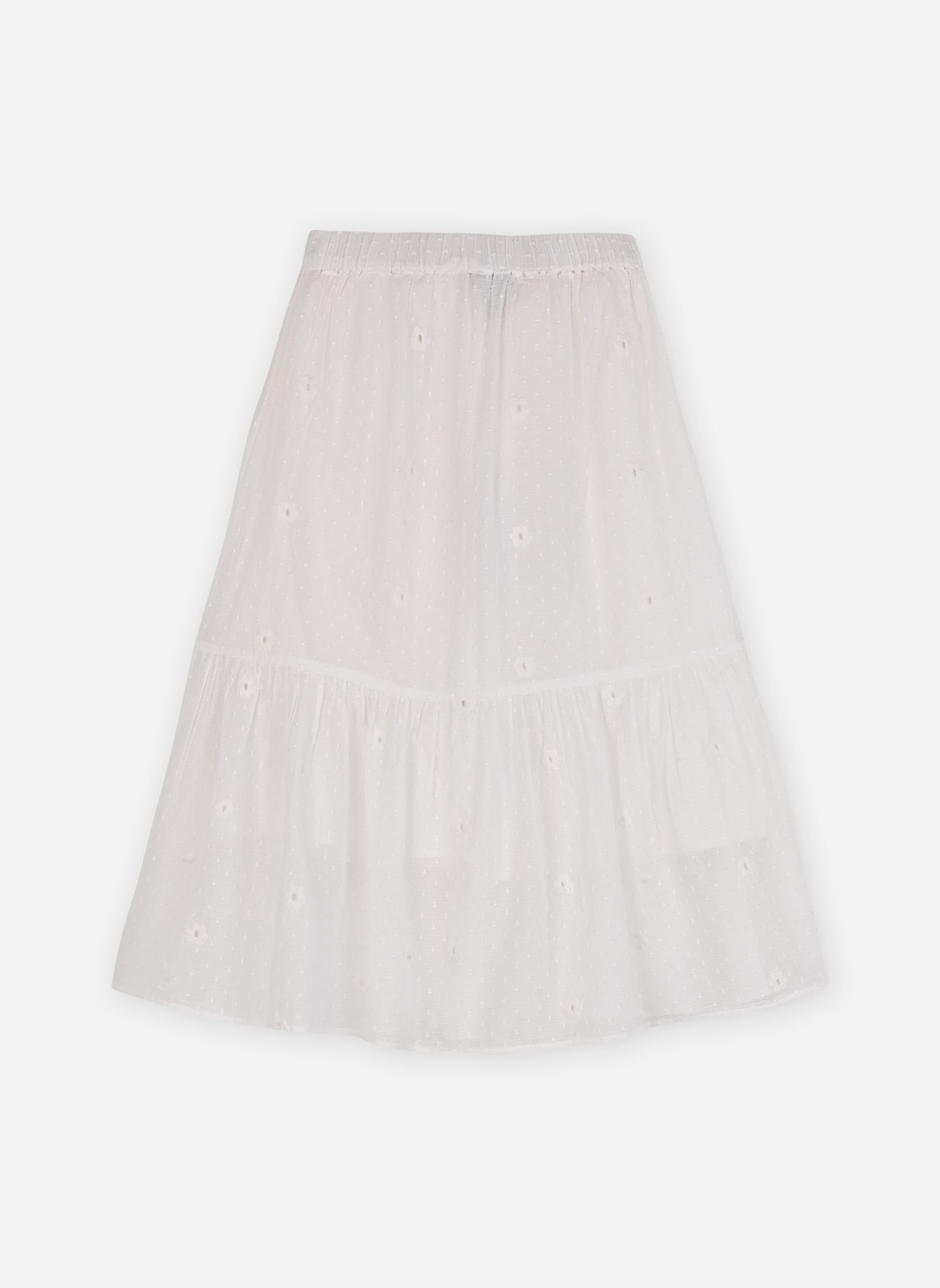 Rokken X127052 meisjes wit IKKS JUNIOR Rokken X127052 meisjes wit 10-BLANC CASSÉ