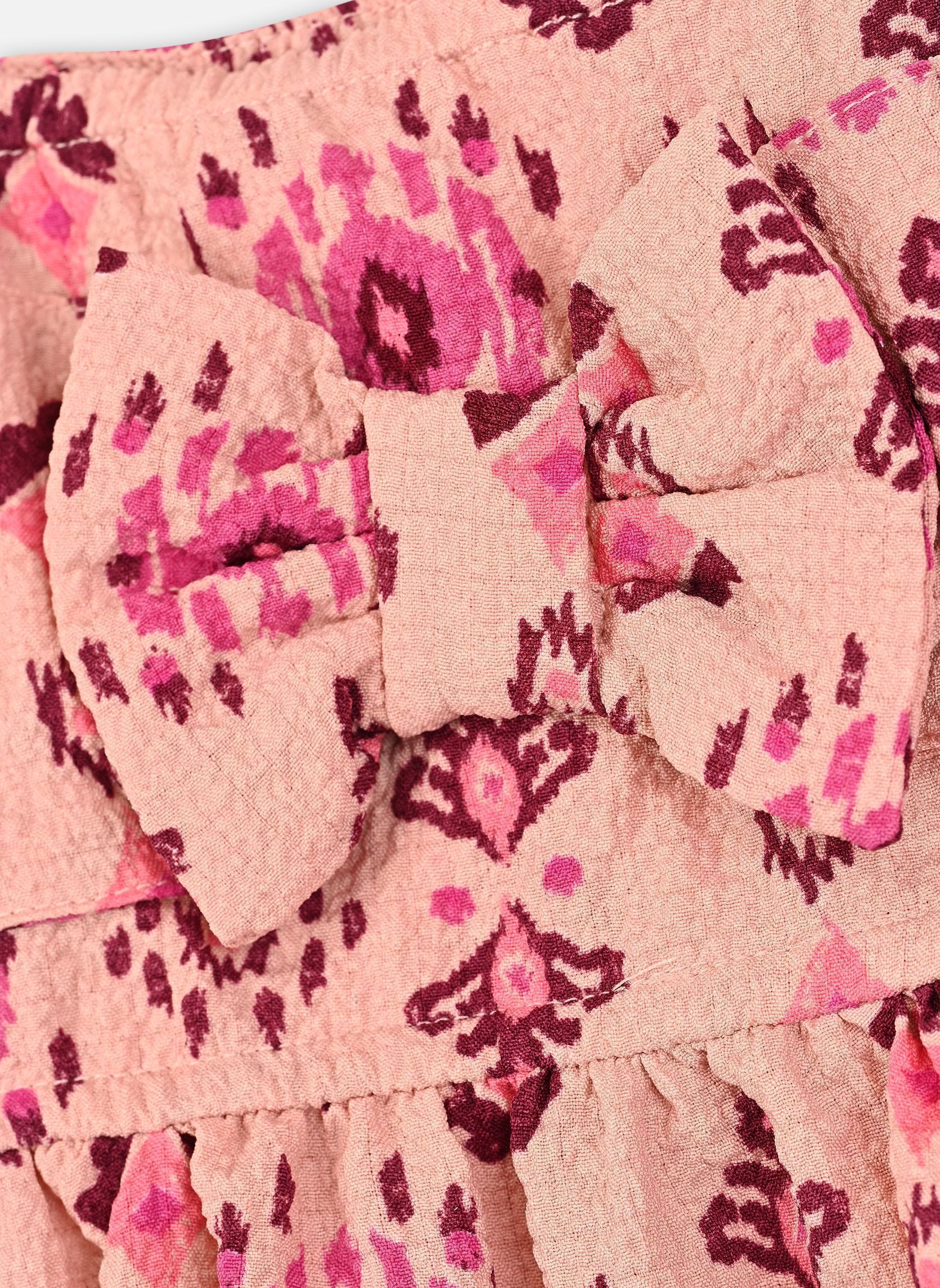 Débardeurs X112062 fille rose IKKS JUNIOR Débardeurs X112062 fille rose 34-AOP ETHNIC
