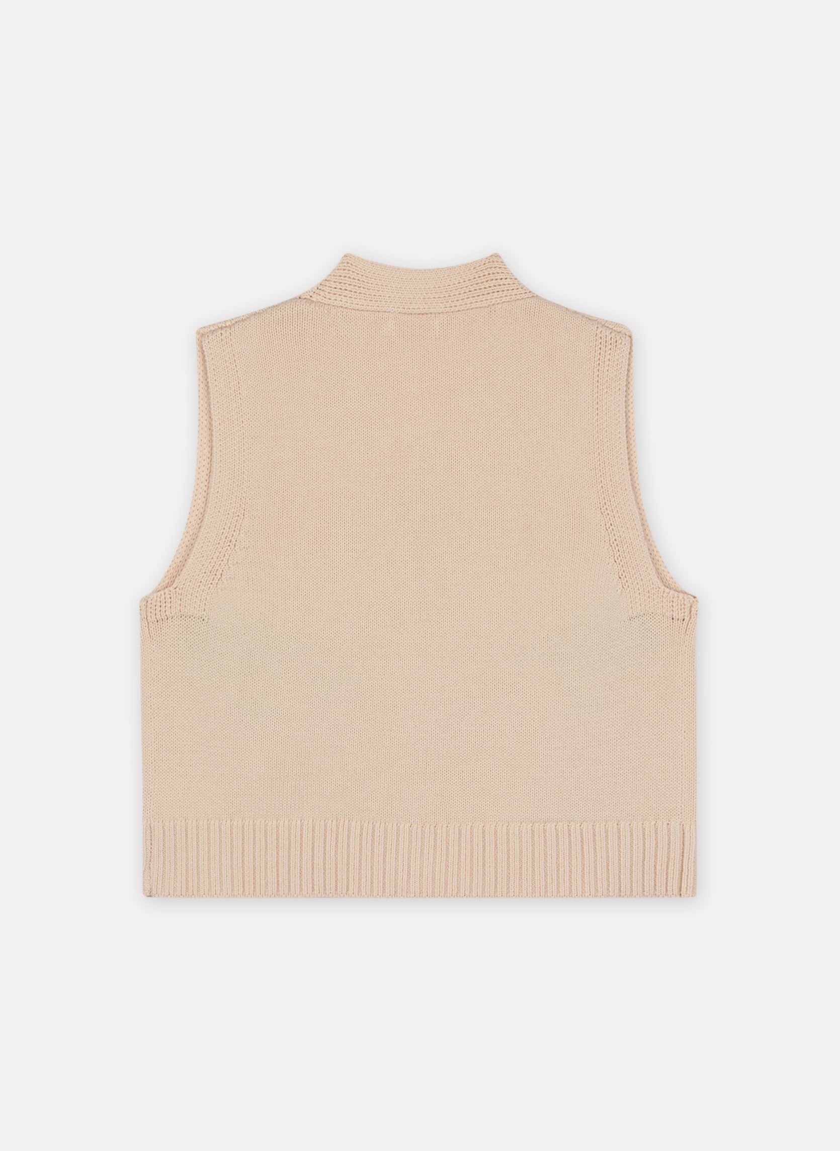 Gilets Strawberries Vest blanc Tinycottons Gilets Strawberries Vest blanc Light Cream