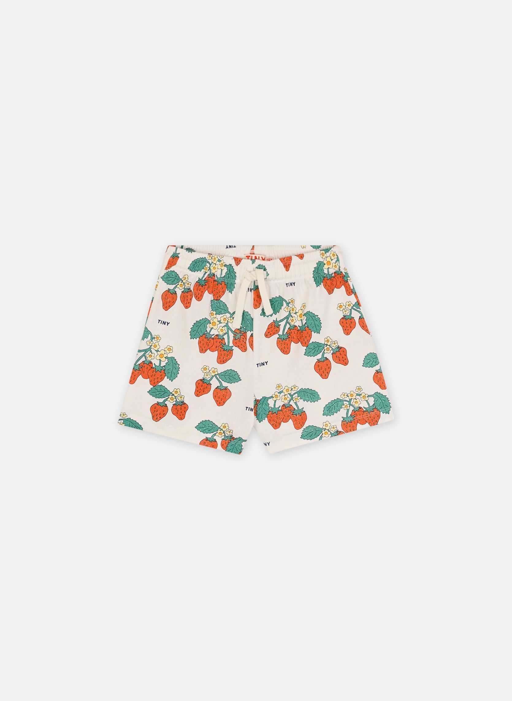 Shorts Strawberries Short wit Tinycottons Shorts Strawberries Short wit Off-White