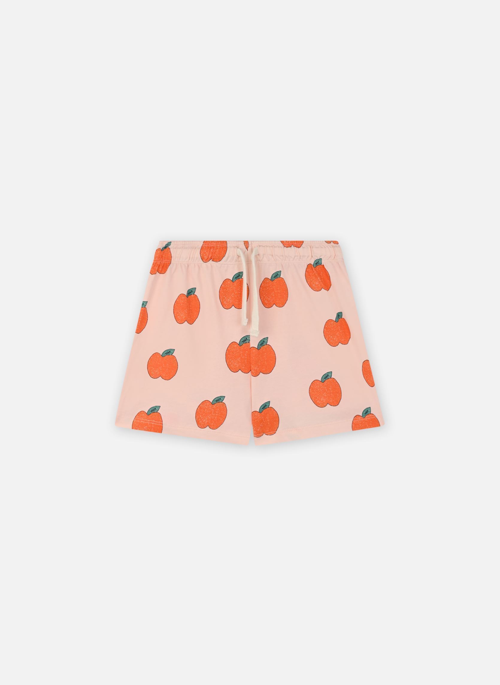 Shorts Apples Short roze Tinycottons Shorts Apples Short roze Pastel Pink