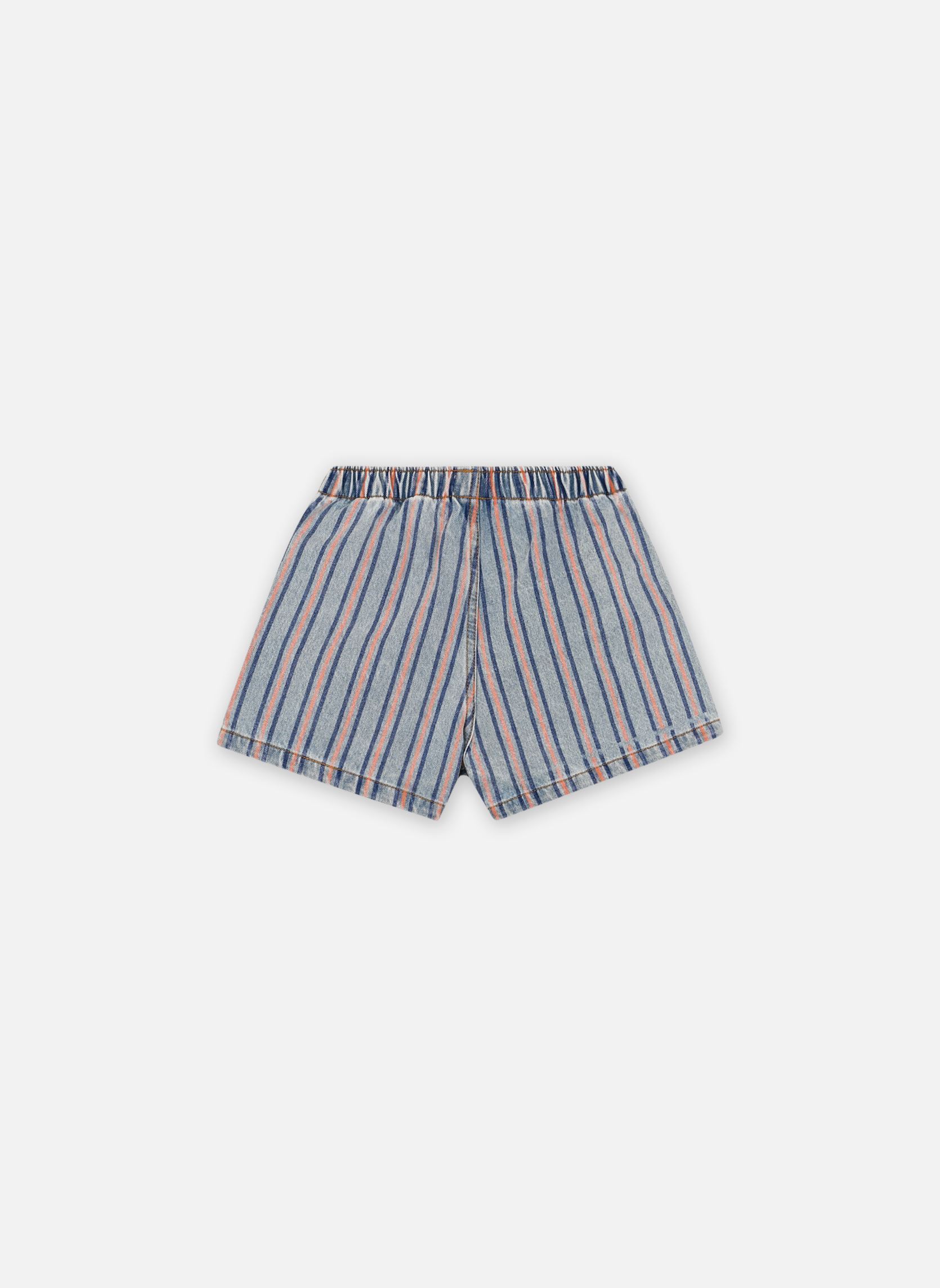 Shorts Stripes Multicolor Short blauw Tinycottons Shorts Stripes Multicolor Short blauw Light Blue Denim