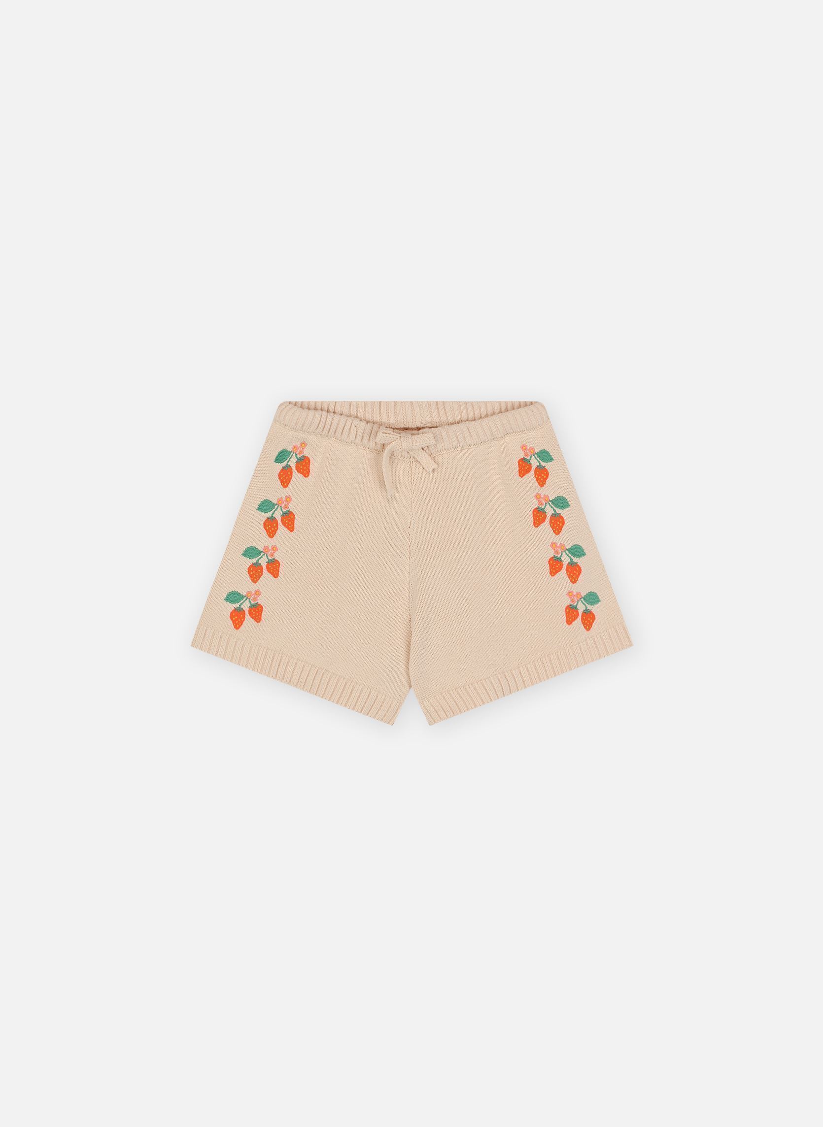 Shorts Strawberries Shorts wit Tinycottons Shorts Strawberries Shorts wit Light Cream