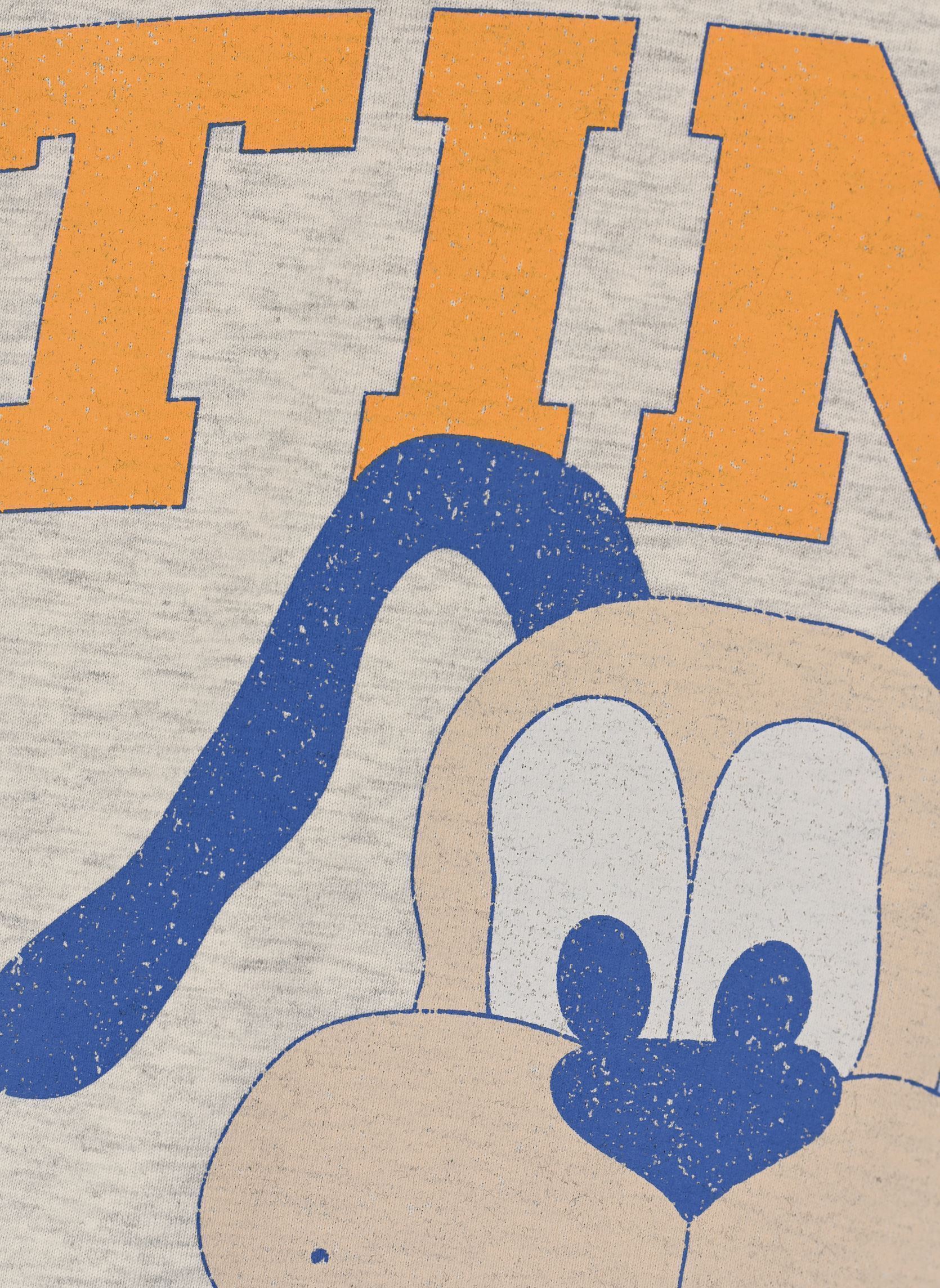 Kurzarm-T-Shirts Tiny League Graphic Tee grau Tinycottons Kurzarm-T-Shirts Tiny League Graphic Tee grau Light grey heather