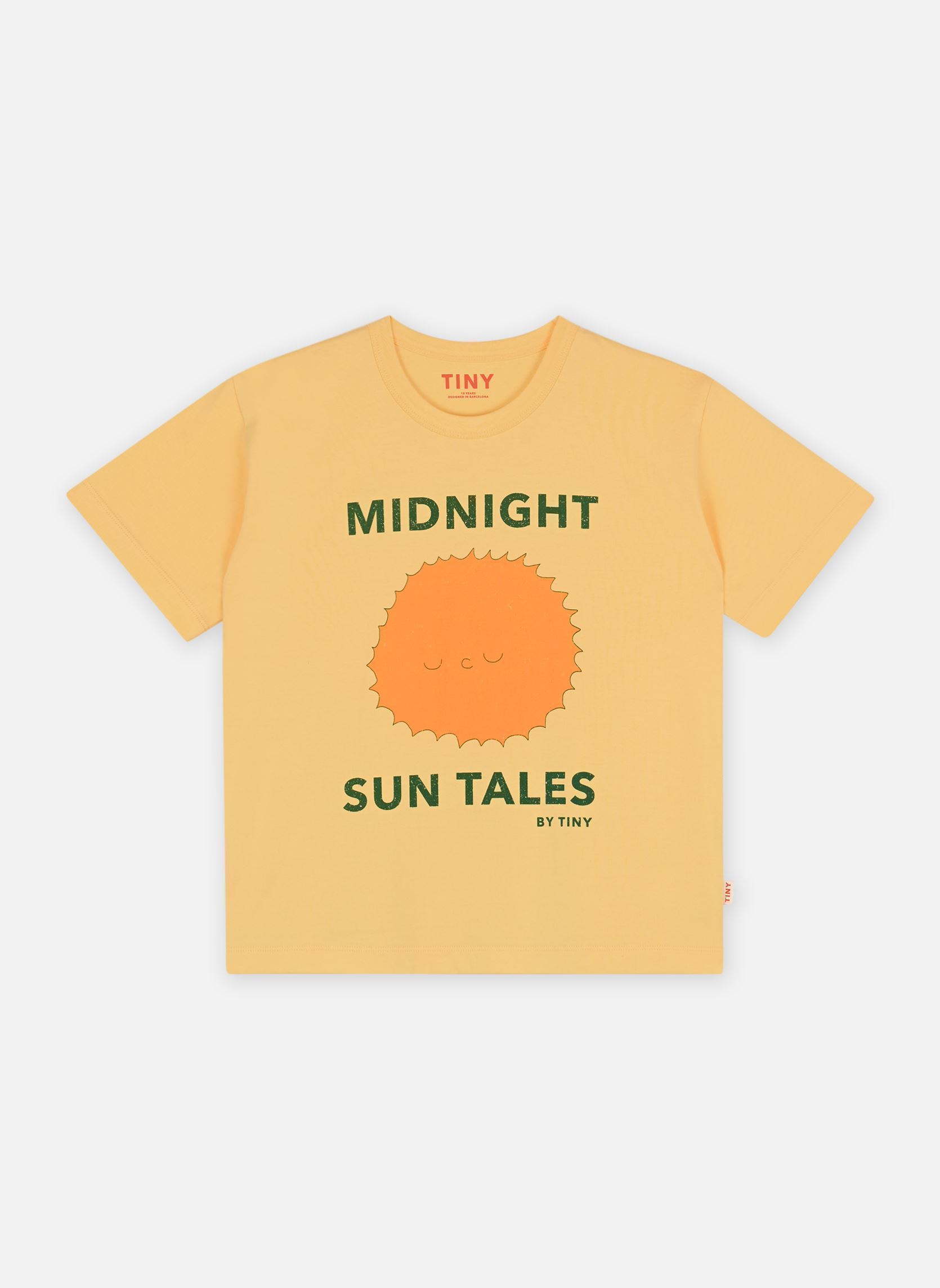 Tee-shirts manches courtes Sun Tales Graphic Tee jaune Tinycottons Tee-shirts manches courtes Sun Tales Graphic Tee jaune Mellow Yellow