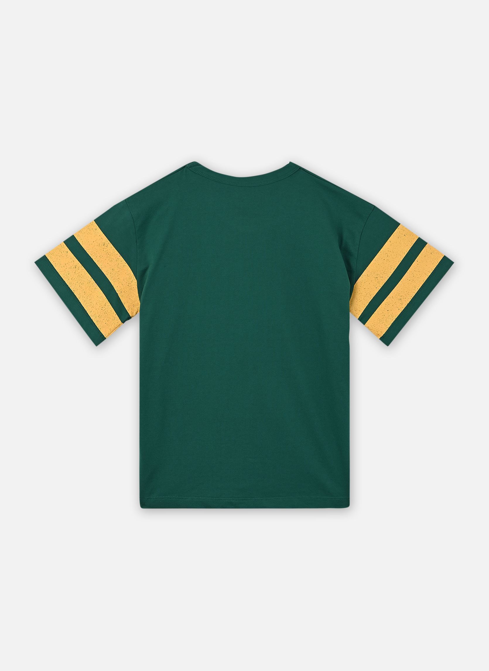 Tee-shirts manches courtes Stripes Logo Tee vert Tinycottons Tee-shirts manches courtes Stripes Logo Tee vert Dark Emerald