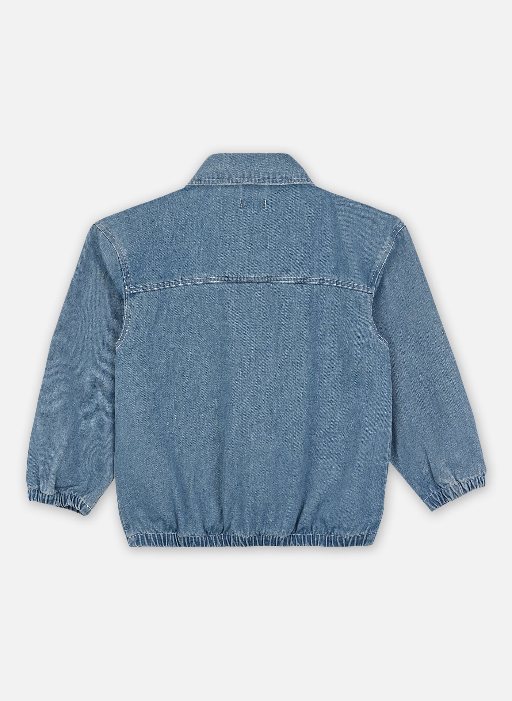 Jacken Graphic Denim Jacket blau Tinycottons Jacken Graphic Denim Jacket blau Light Blue Denim