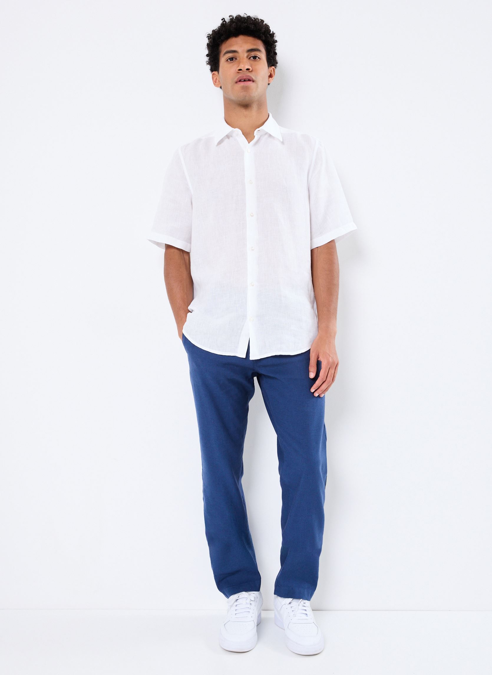 Chemises Rash_2_M homme blanc BOSS Chemises Rash_2_M homme blanc 100-WHITE