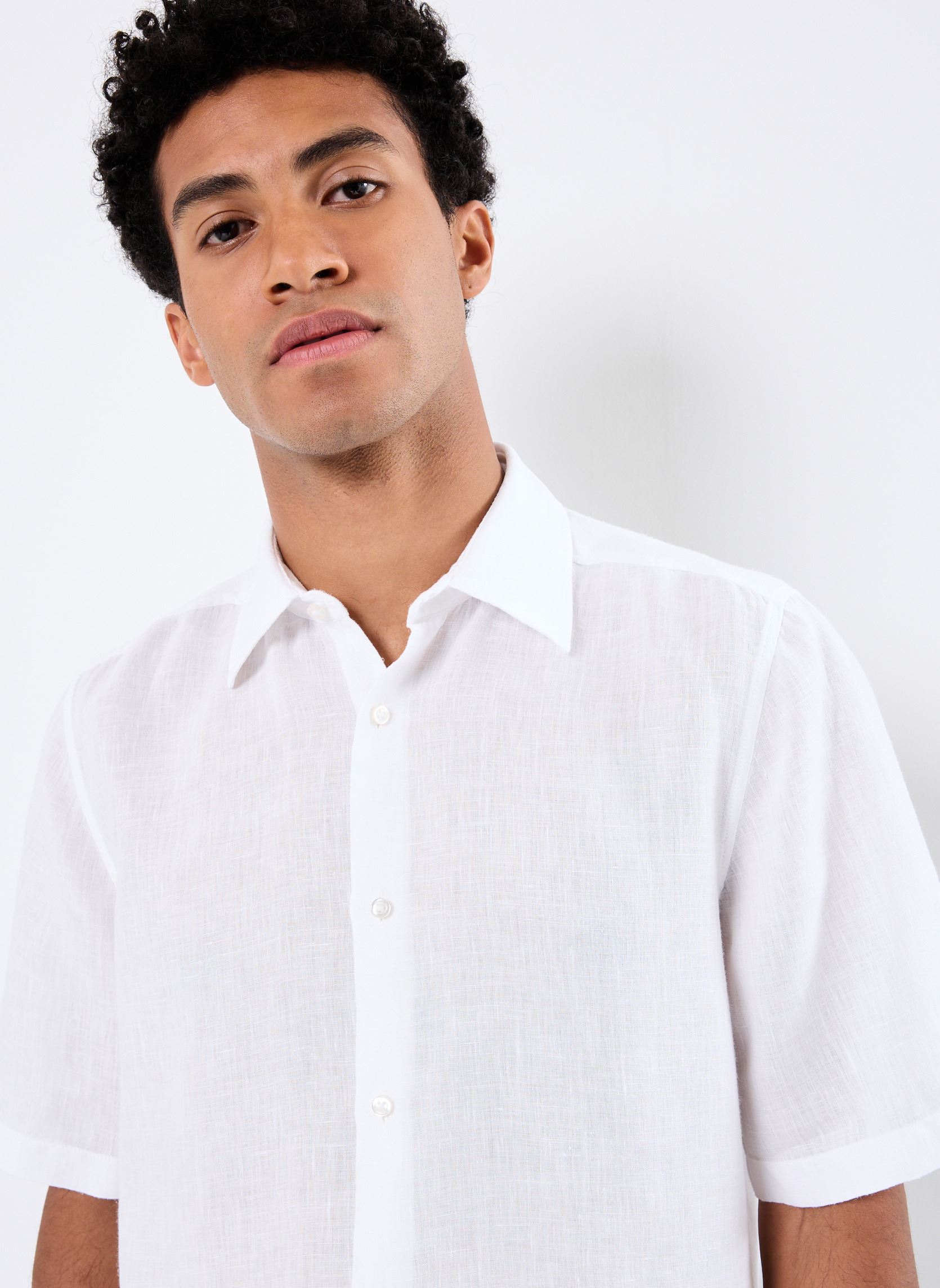 Chemises Rash_2_M homme blanc BOSS Chemises Rash_2_M homme blanc 100-WHITE