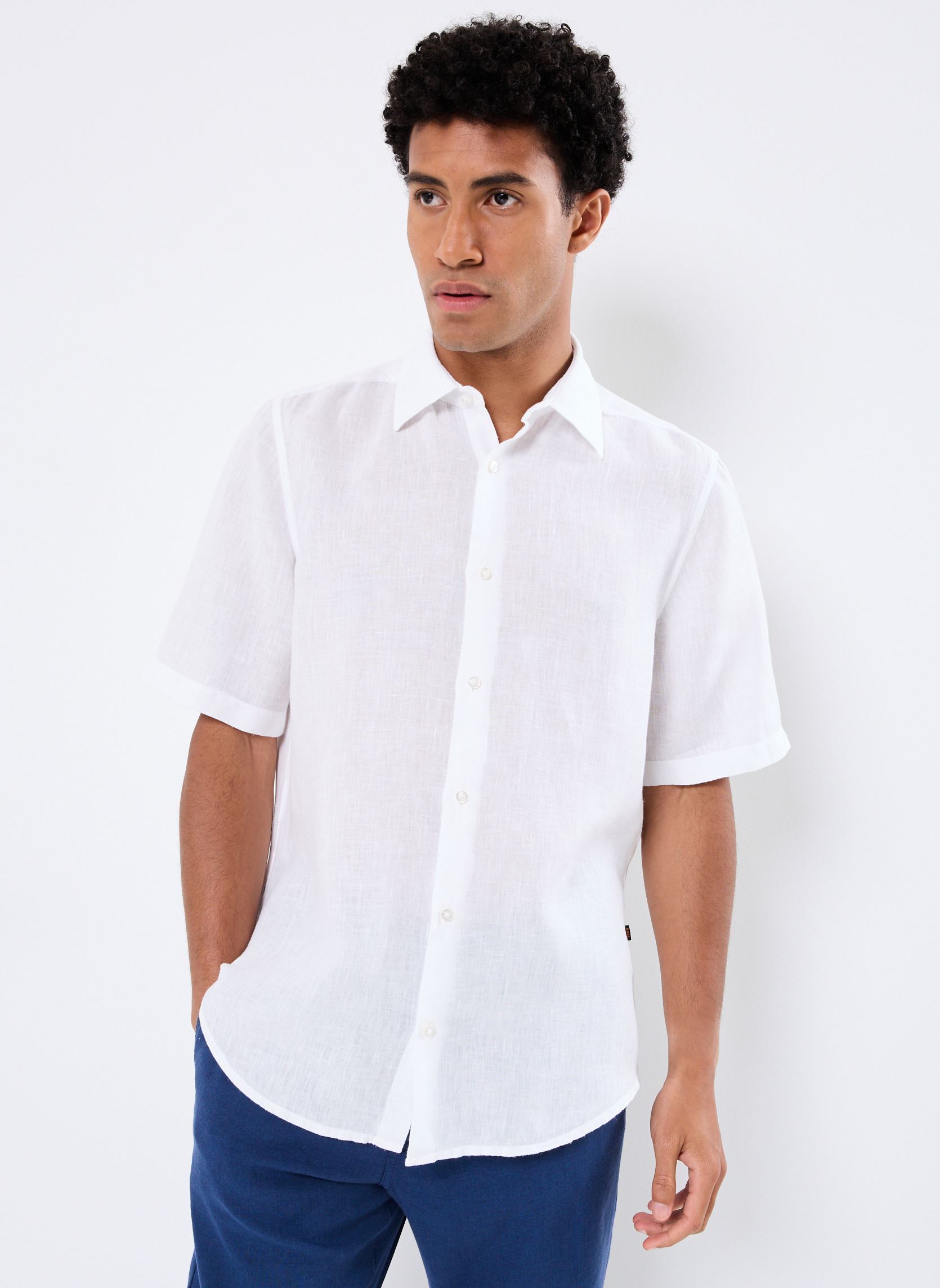 Chemises Rash_2_M homme blanc BOSS Chemises Rash_2_M homme blanc 100-WHITE