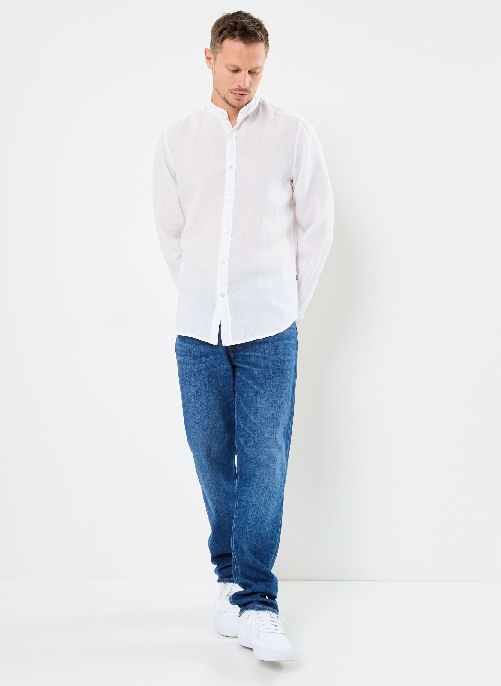 Chemises Race_1_M homme blanc BOSS Chemises Race_1_M homme blanc 100-WHITE
