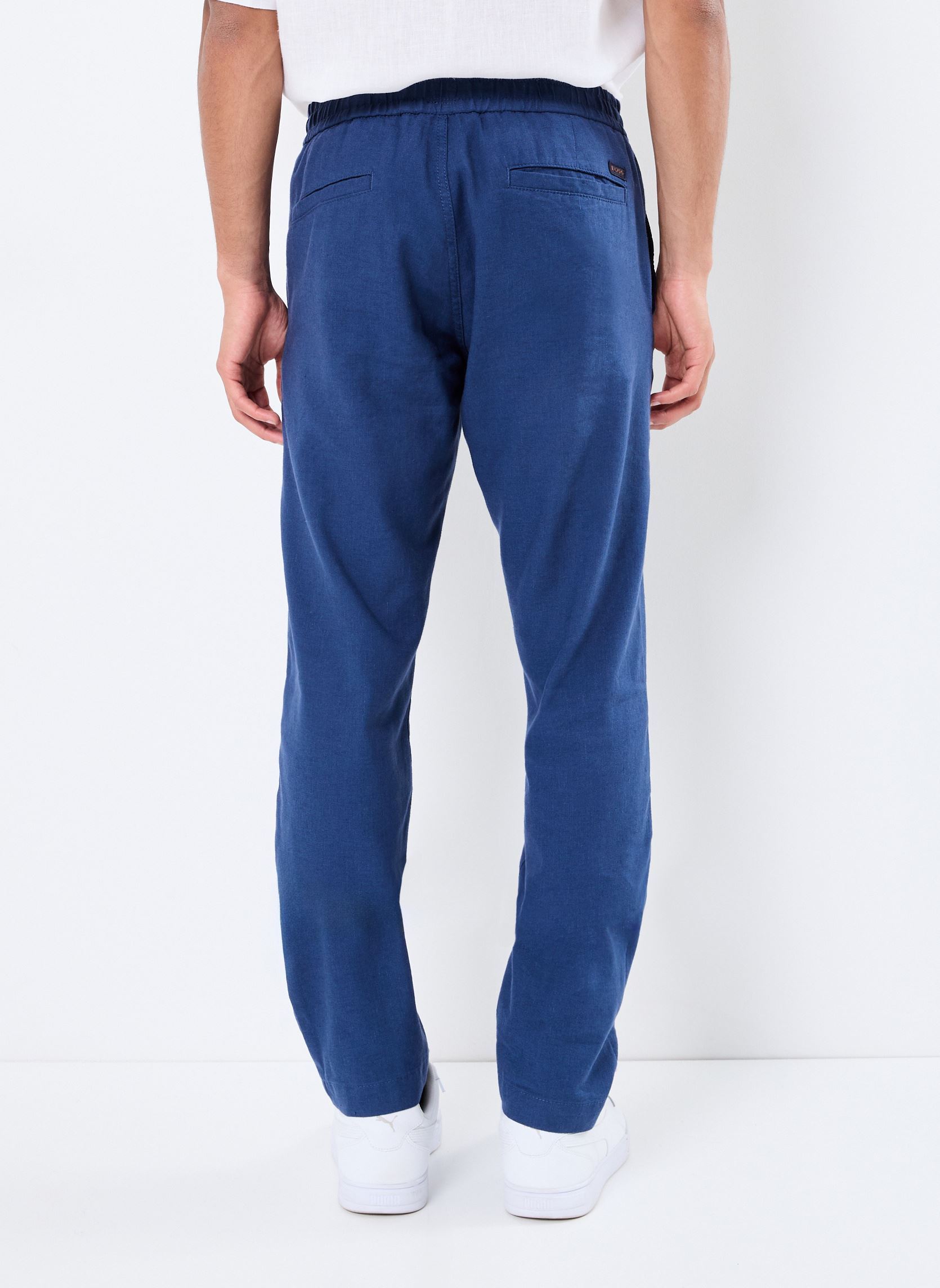 Pantalons chino Sanderson-L homme bleu BOSS Pantalons chino Sanderson-L homme bleu 466-OPEN BLUE