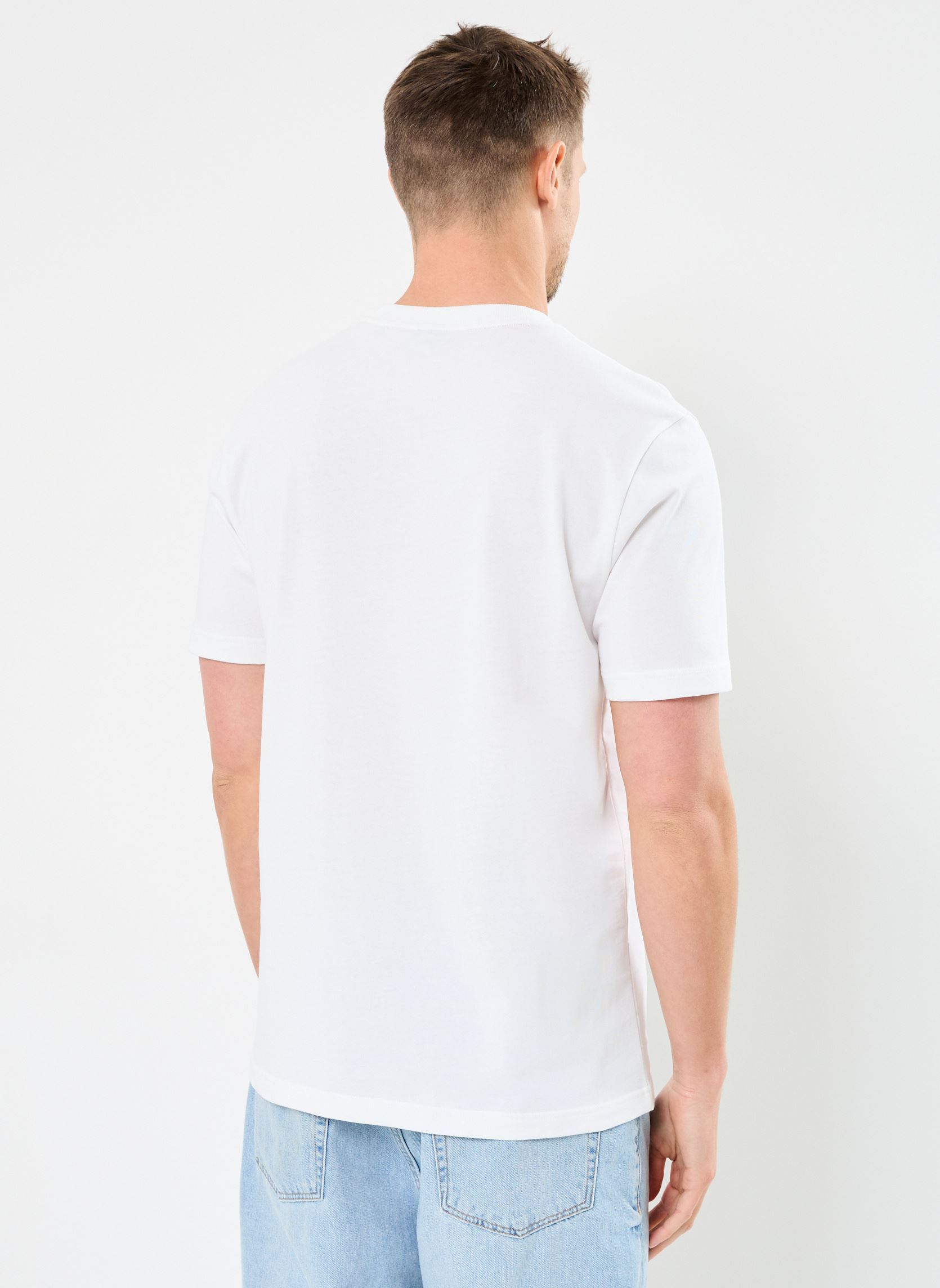 Kurzarm-T-Shirts Te_logospace herren weiß BOSS Kurzarm-T-Shirts Te_logospace herren weiß 100-WHITE