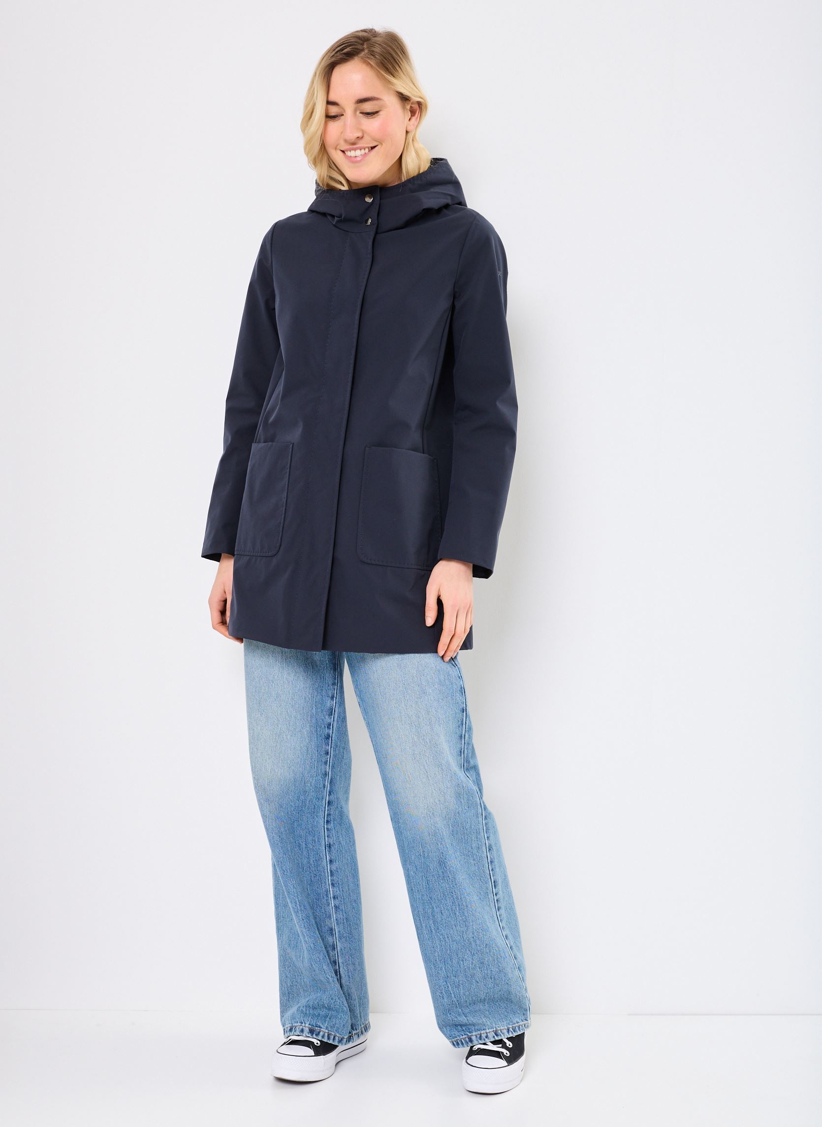 Manteaux W FLORETIA femme bleu Geox Manteaux W FLORETIA femme bleu SKY CAPTAIN