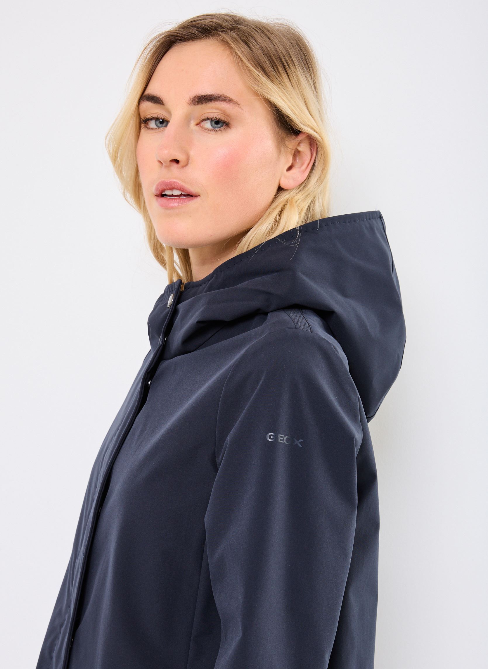 Manteaux W FLORETIA femme bleu Geox Manteaux W FLORETIA femme bleu SKY CAPTAIN