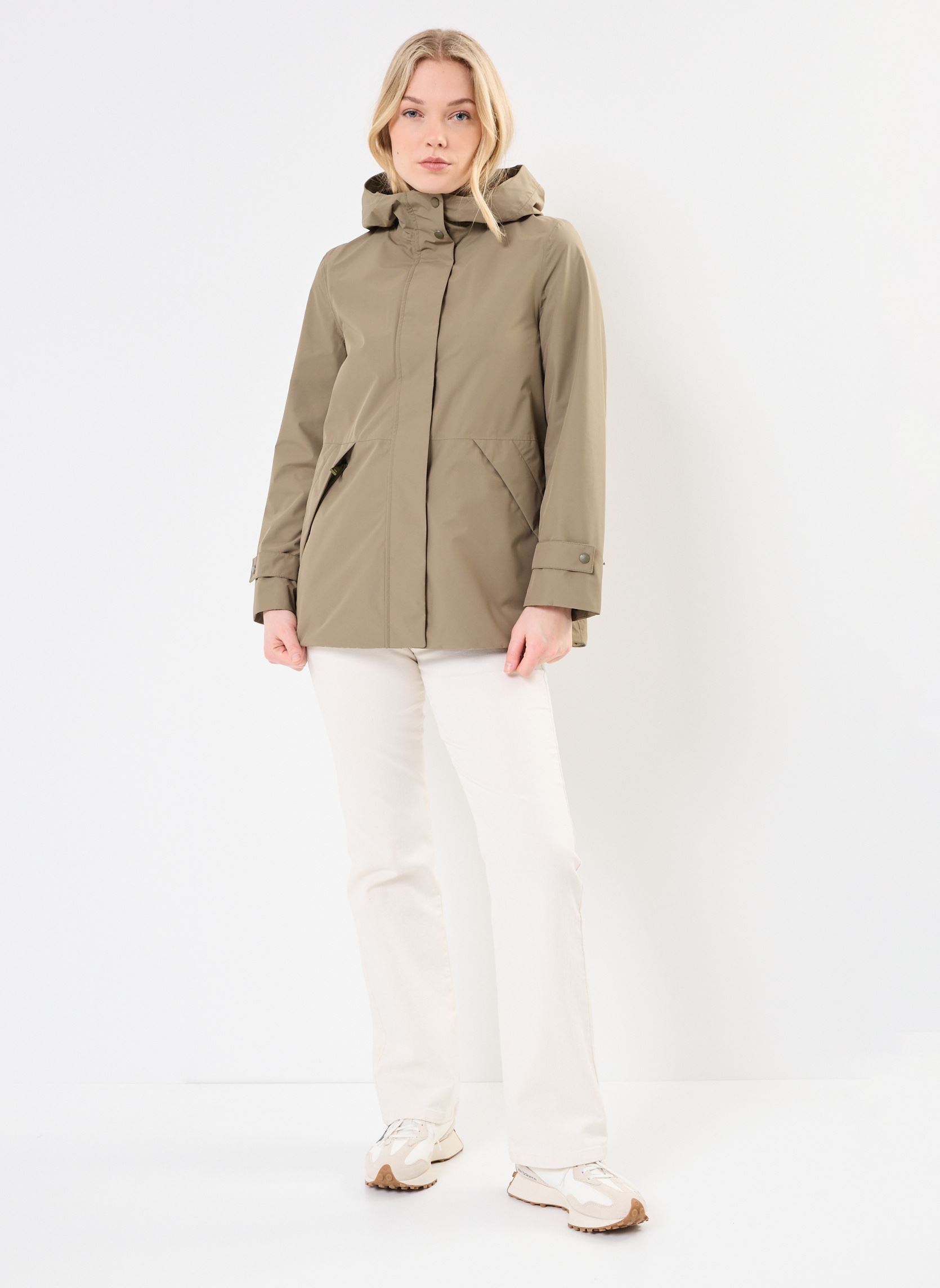 Manteaux W HOARA femme vert Geox Manteaux W HOARA femme vert KALAMATA