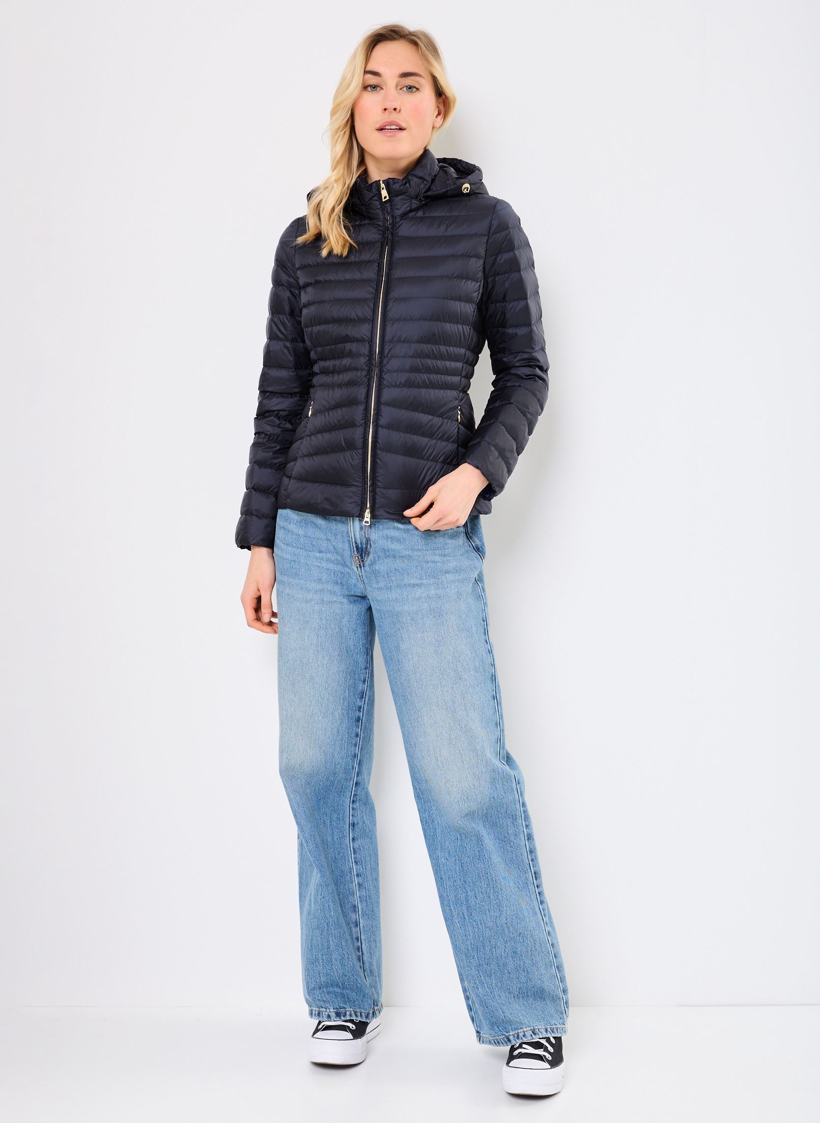 Manteaux W JAYSEN femme bleu Geox Manteaux W JAYSEN femme bleu SKY CAPTAIN