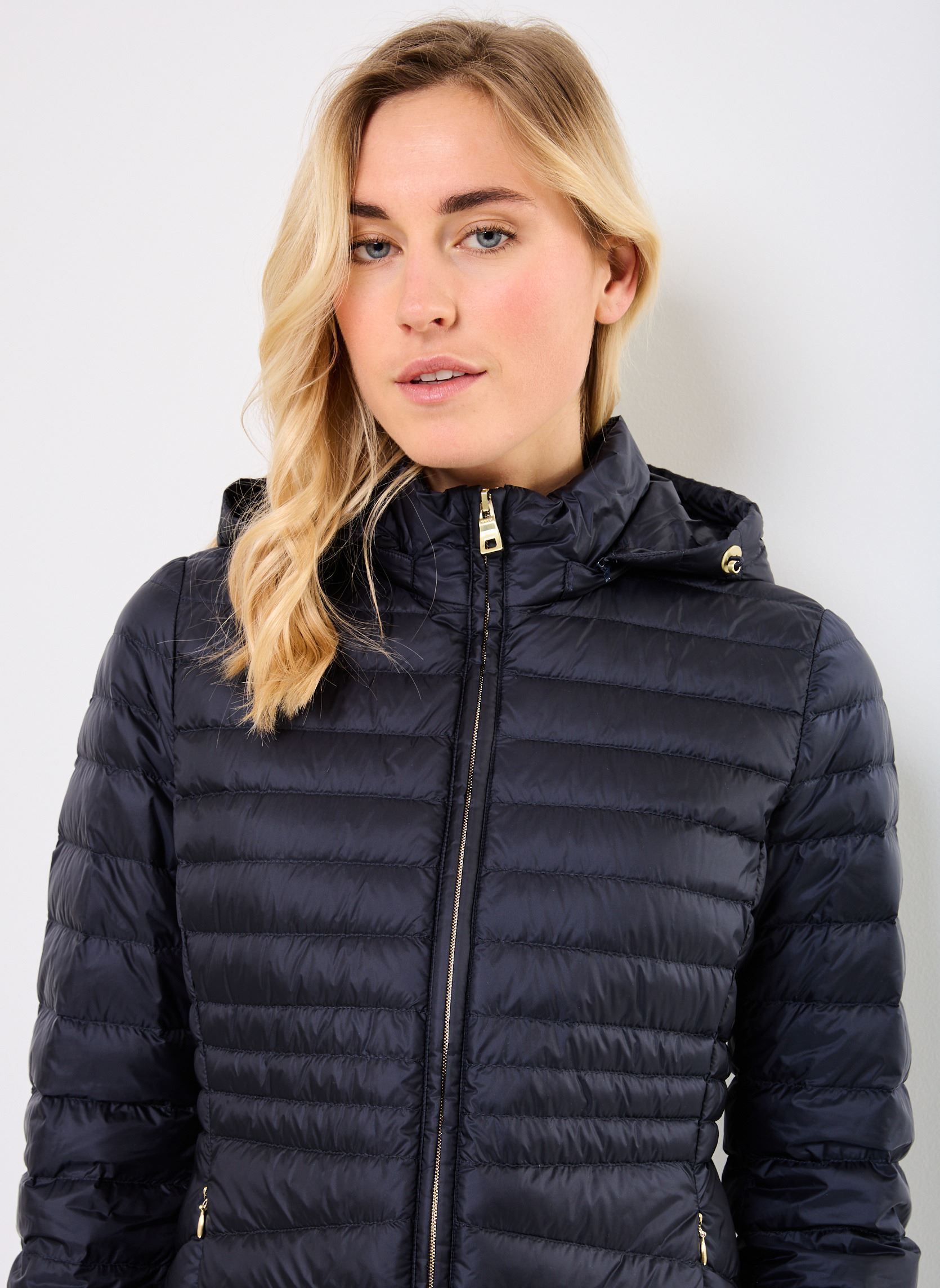 Manteaux W JAYSEN femme bleu Geox Manteaux W JAYSEN femme bleu SKY CAPTAIN