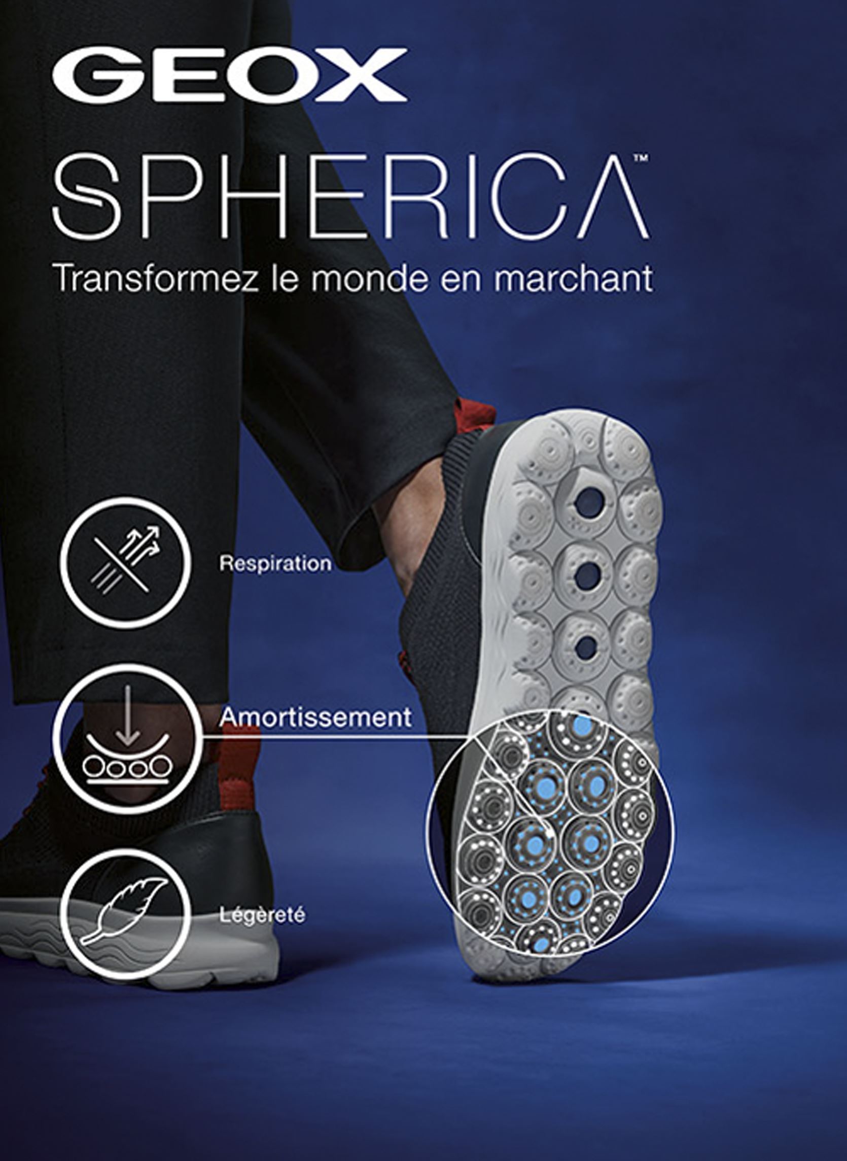Sneakers U SPHERICA N uomo blu Geox Sneakers U SPHERICA N uomo blu Navy