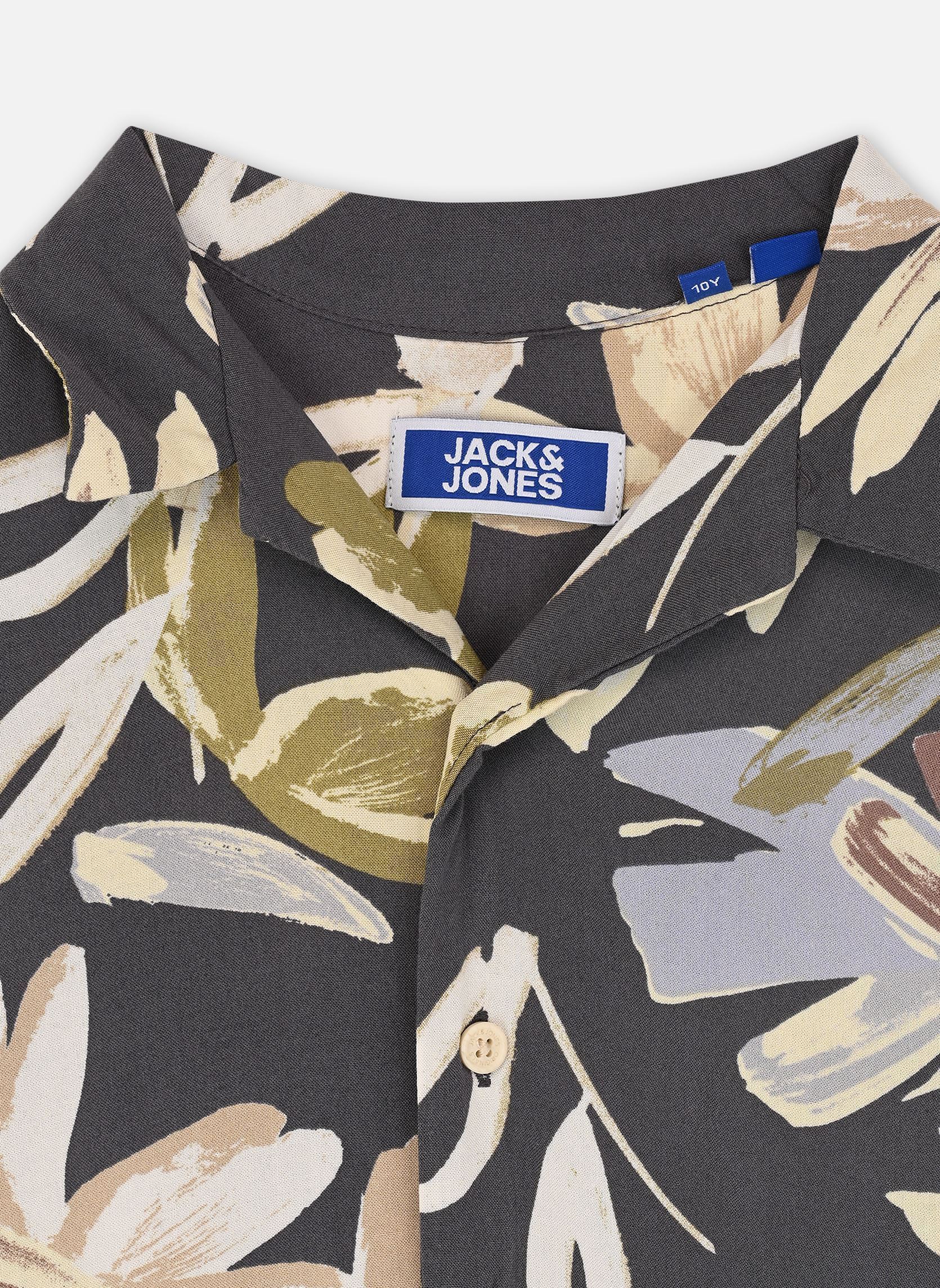Chemises manches courtes Jorluke Varenna Aop Shirt Ss Jnr 1227422 garçon gris Jack & Jones Chemises manches courtes Jorluke Varenna Aop Shirt Ss Jnr 1227422 garçon gris IRON GATE